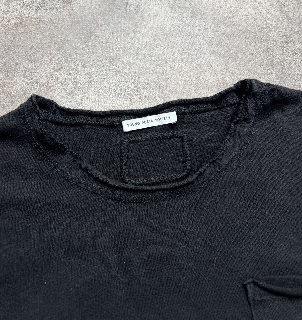 Thom Krom Young Poets Society black distressed sweater Size US M / EU 48-50 / 2 - 5 Thumbnail