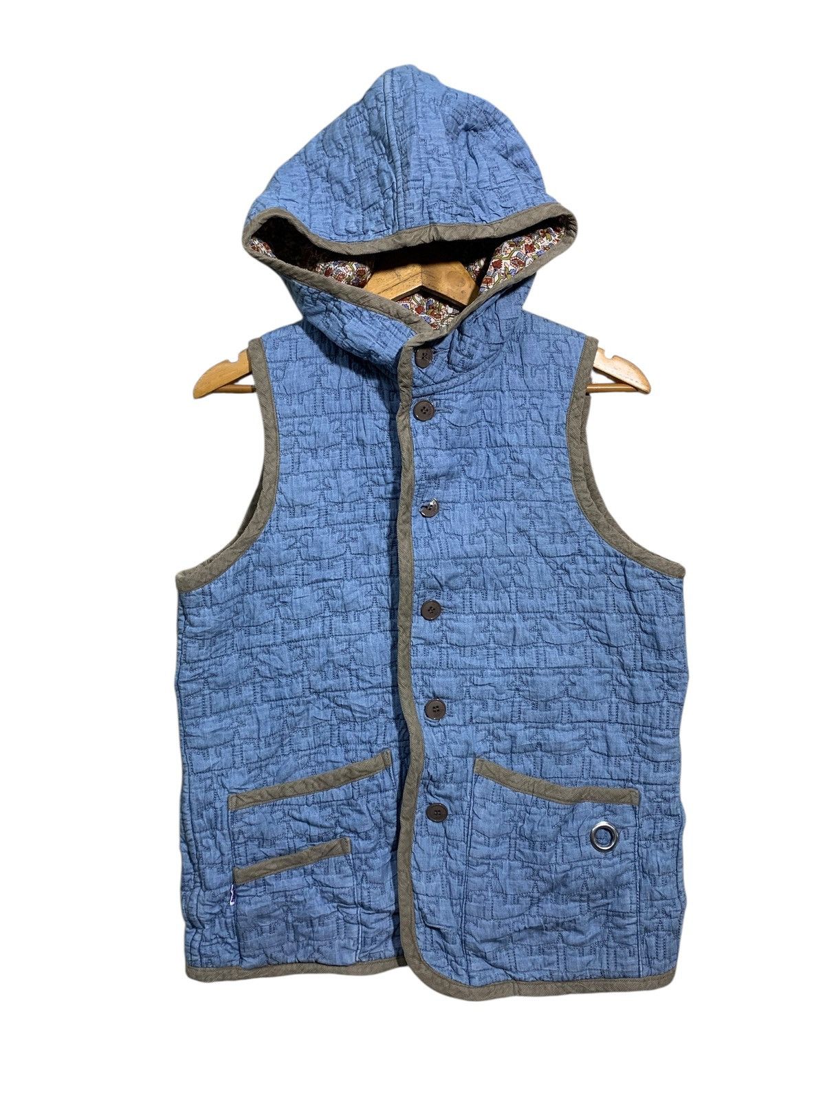Issey Miyake 🔥Ne-Net Issey Miyake Reversible Hoodie Sleeveless Jacket Size US L / EU 52-54 / 3 - 1 Thumbnail