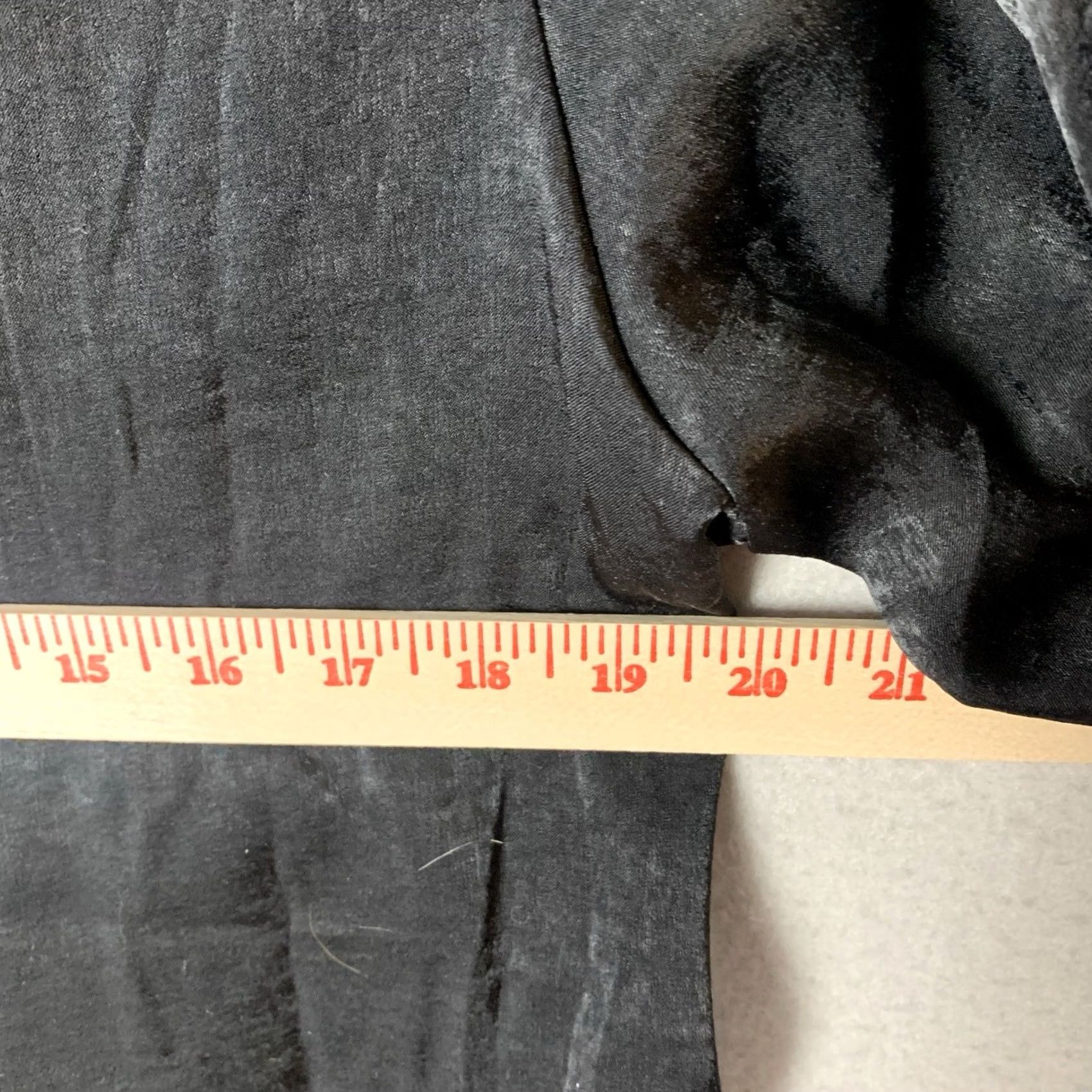 Vintage Savanna Jane Top Woman Large Black Ruffle Whimsigoth Goth Witchy Office Siren Size L / US 10 / IT 46 - 6 Thumbnail
