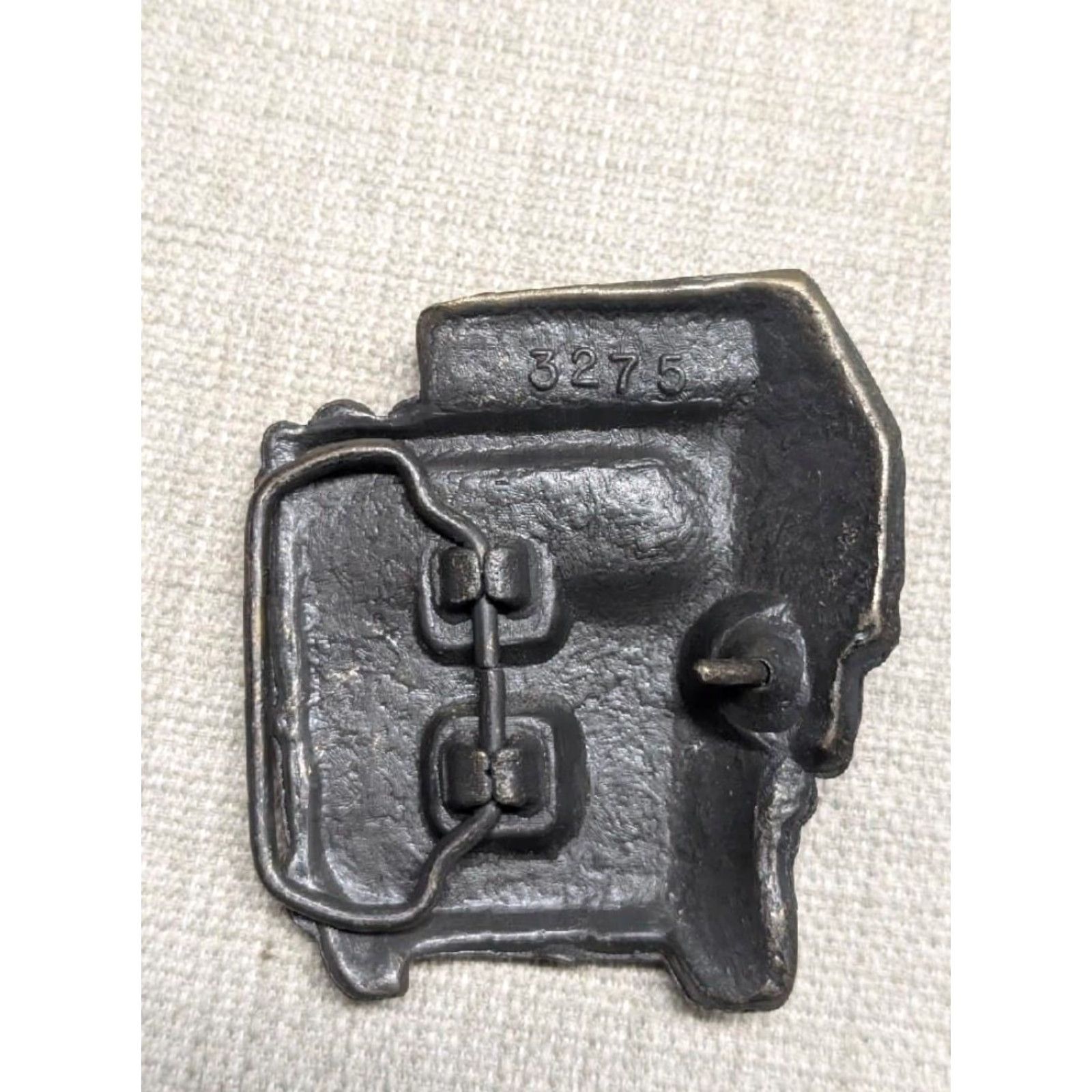 Vintage VINTAGE belt buckle TRUCKER semi-truck BRASS cowboy western driver Buckle Size ONE SIZE - 3 Thumbnail