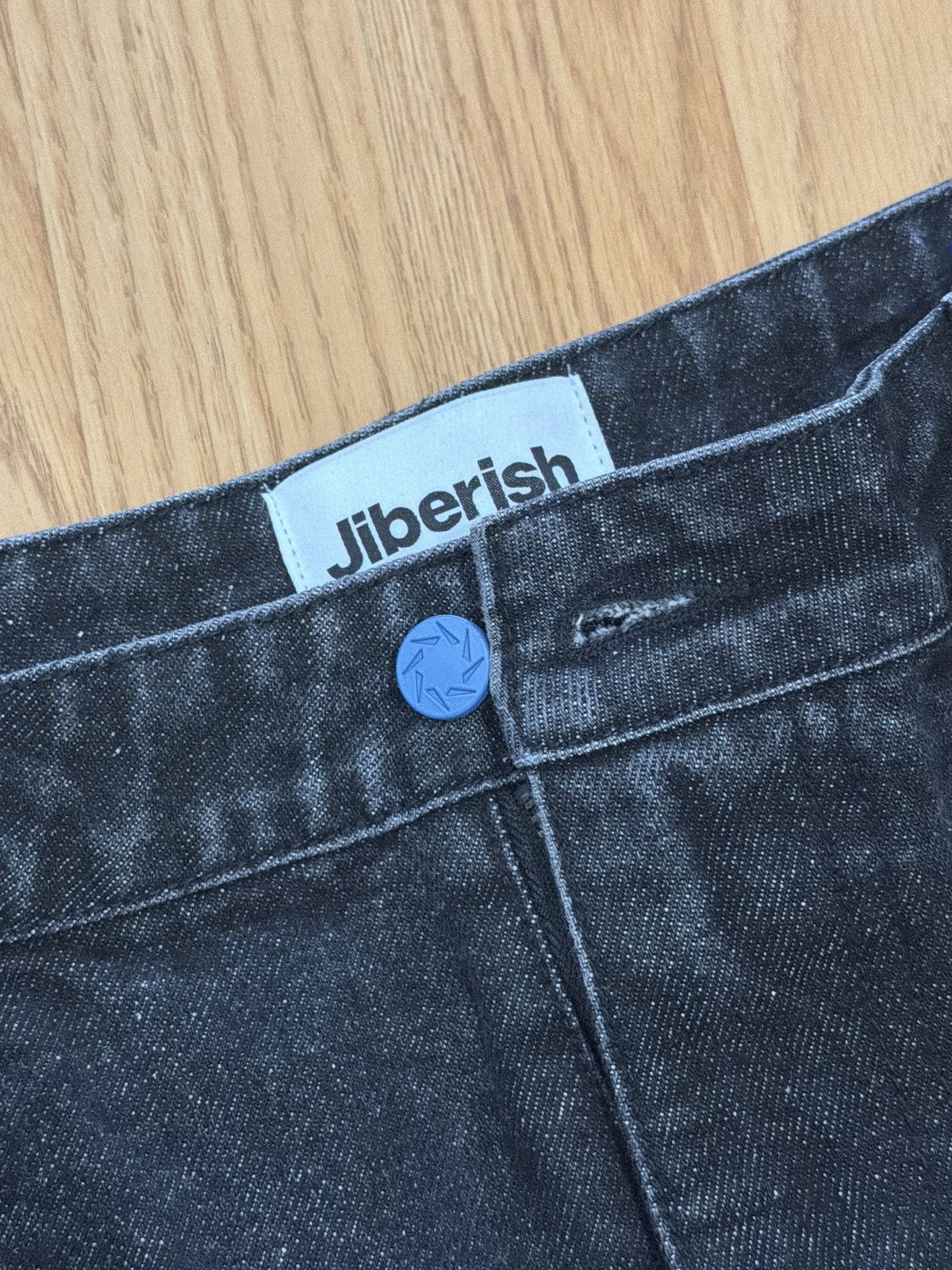 Jiberish Jiberish Relaxed Fit Denim Jeans Black Size US 36 / EU 52 - 6 Thumbnail