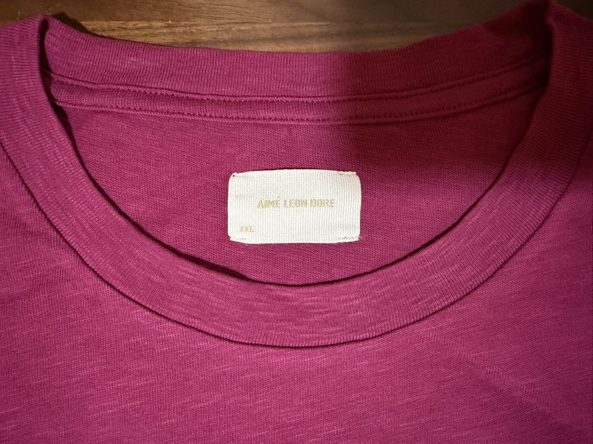 Aime Leon Dore Aime Leon Dore Gallery Cubist Tee Logo T-Shirt Beaujolais Size US XXL / EU 58 / 5 - 4 Thumbnail