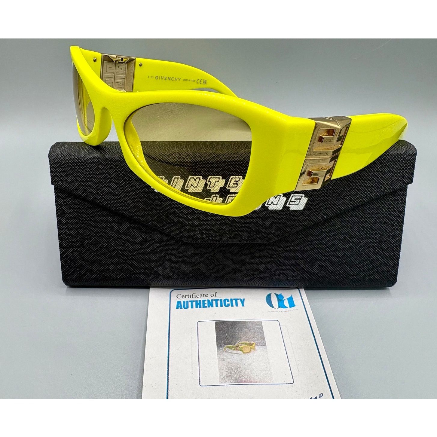 Givenchy Givenchy - Style GV400791 Yellow - Luxury Sunglasses w/ COA Size ONE SIZE - 1 Thumbnail