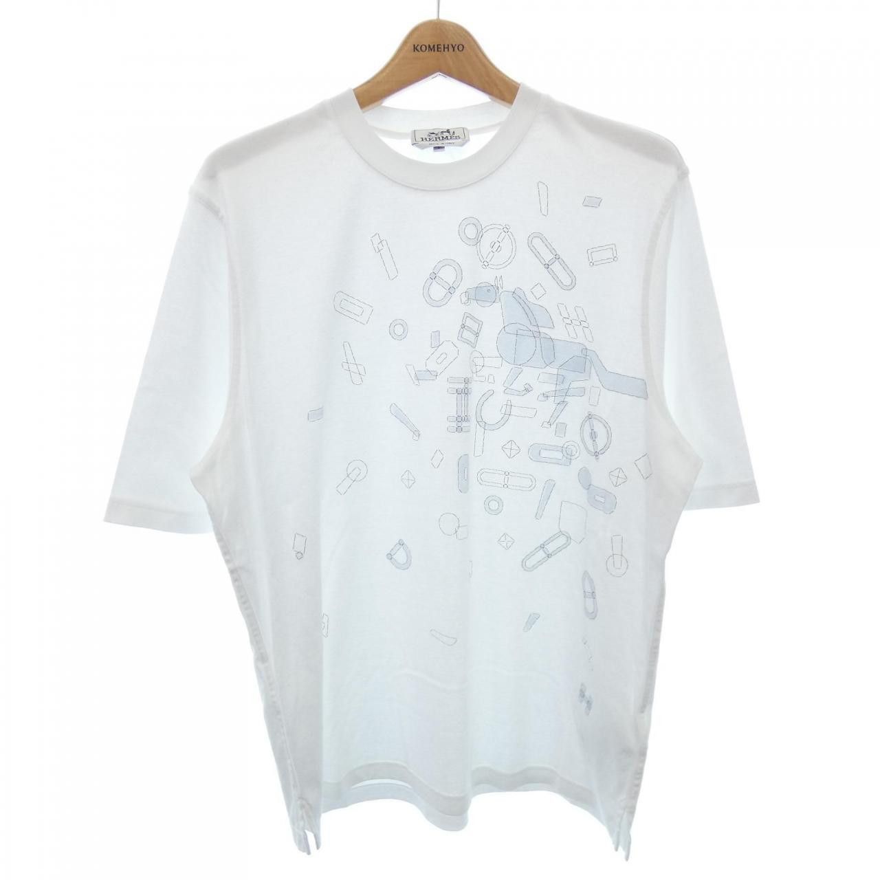 Hermes Hermes Hermes T Shirt Textile T-Shirts DUTY FREE for USA Size ONE SIZE - 1 Thumbnail