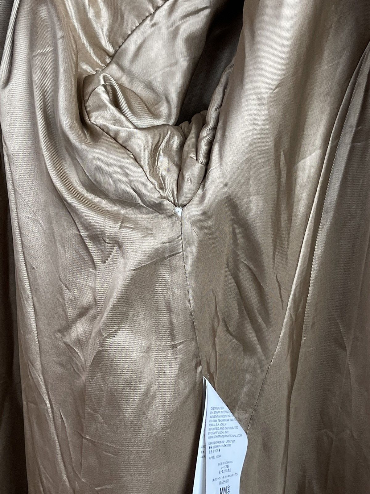Maison Margiela MM6 Maison Margiela Luxury Beige Oversized Coat Jacket Women’s Size 40 Size S / US 4 / IT 40 - 13 Thumbnail