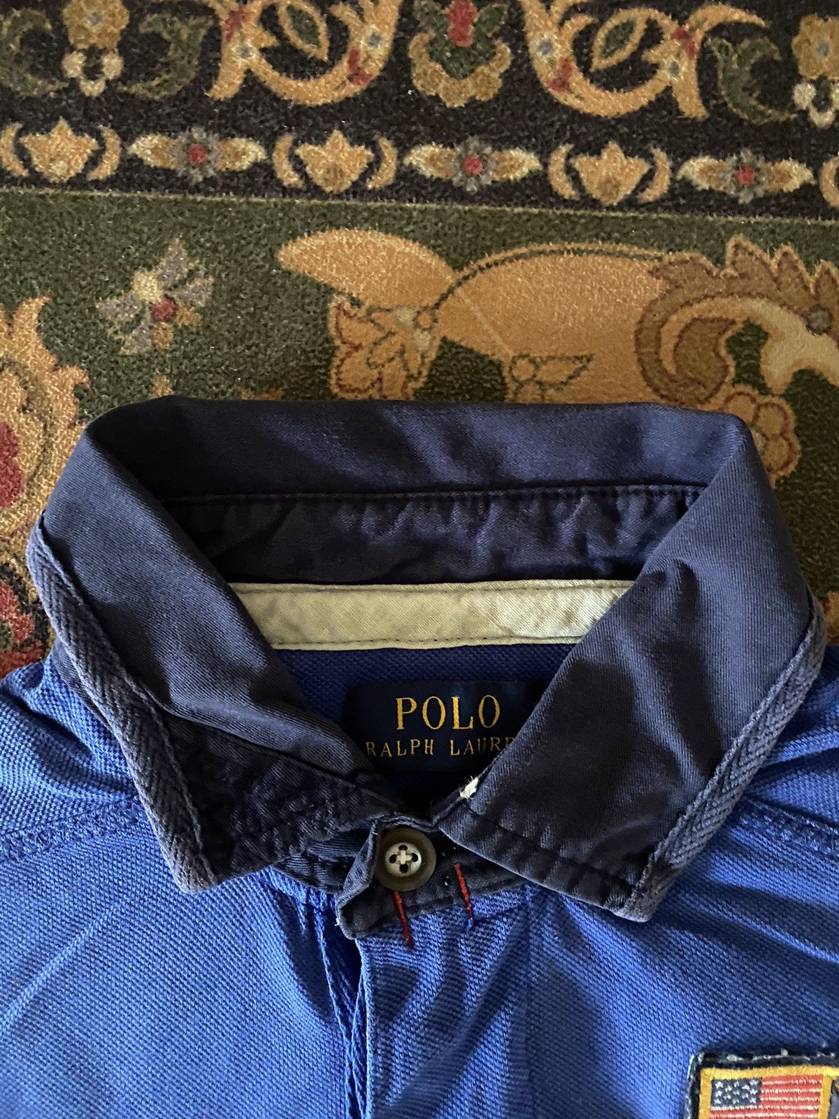 Polo Ralph Lauren 🔥🔥Polo Ralph Lauren Two Tone Color Polo Tee Size US S / EU 44-46 / 1 - 5 Thumbnail
