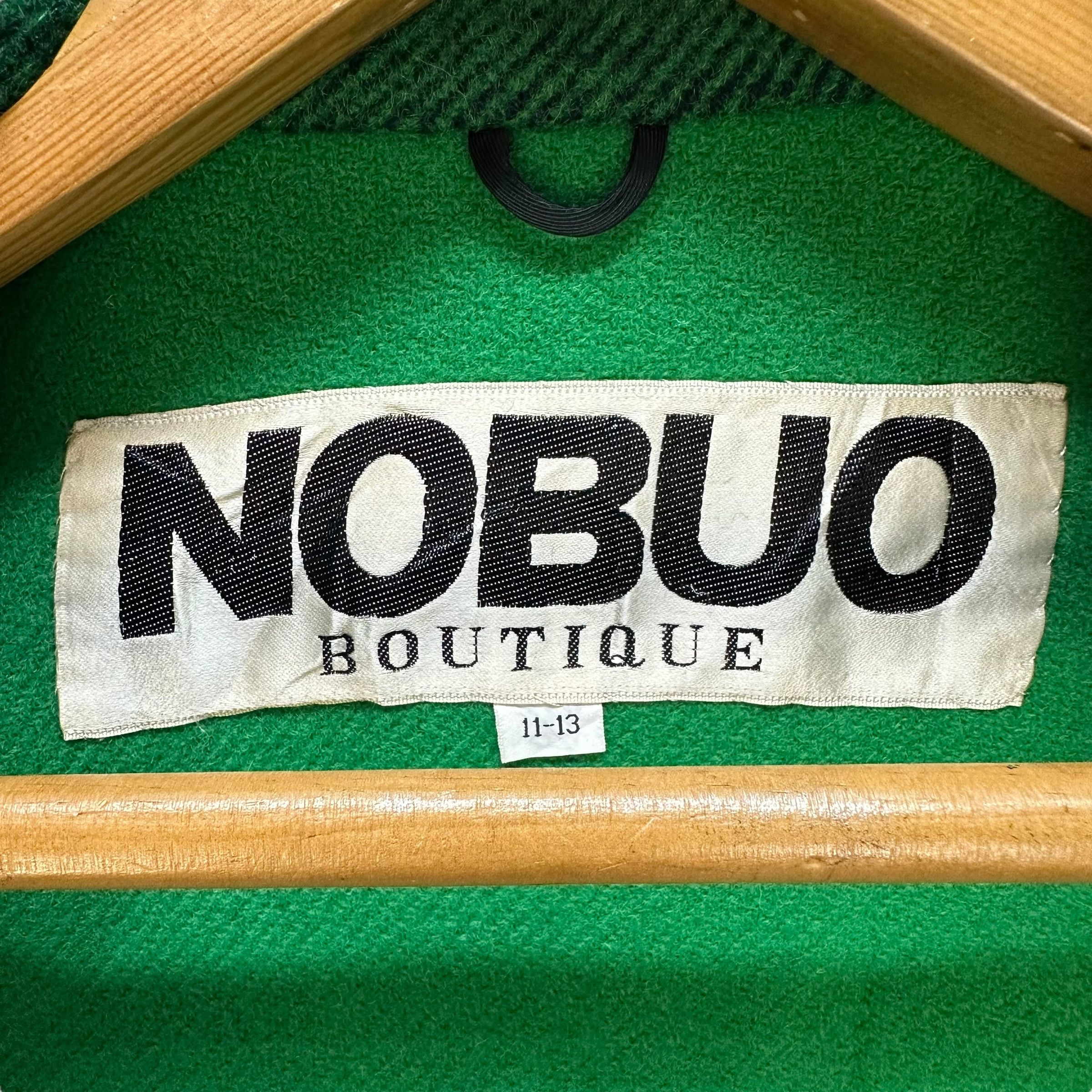 Japanese Brand NOBUO BOUTIQE Boho Wool Coat Jacket #A63-1523 Size M / US 6-8 / IT 42-44 - 8 Thumbnail