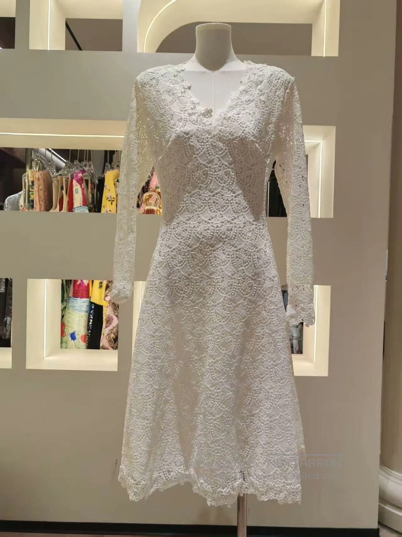 Ermanno Scervino Ermanno Scervino Lace Dress Size 40. Size S / US 4 / IT 40 - 1 Thumbnail