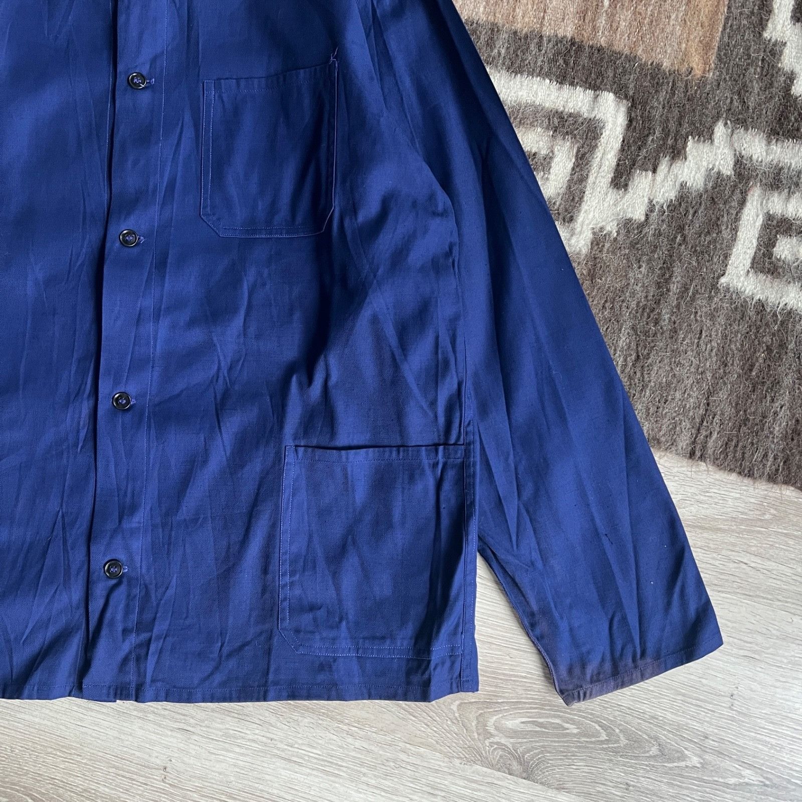 Vintage Vintage French Workwear Chore Utility Jacket 9755AC Size US L / EU 52-54 / 3 - 5 Thumbnail