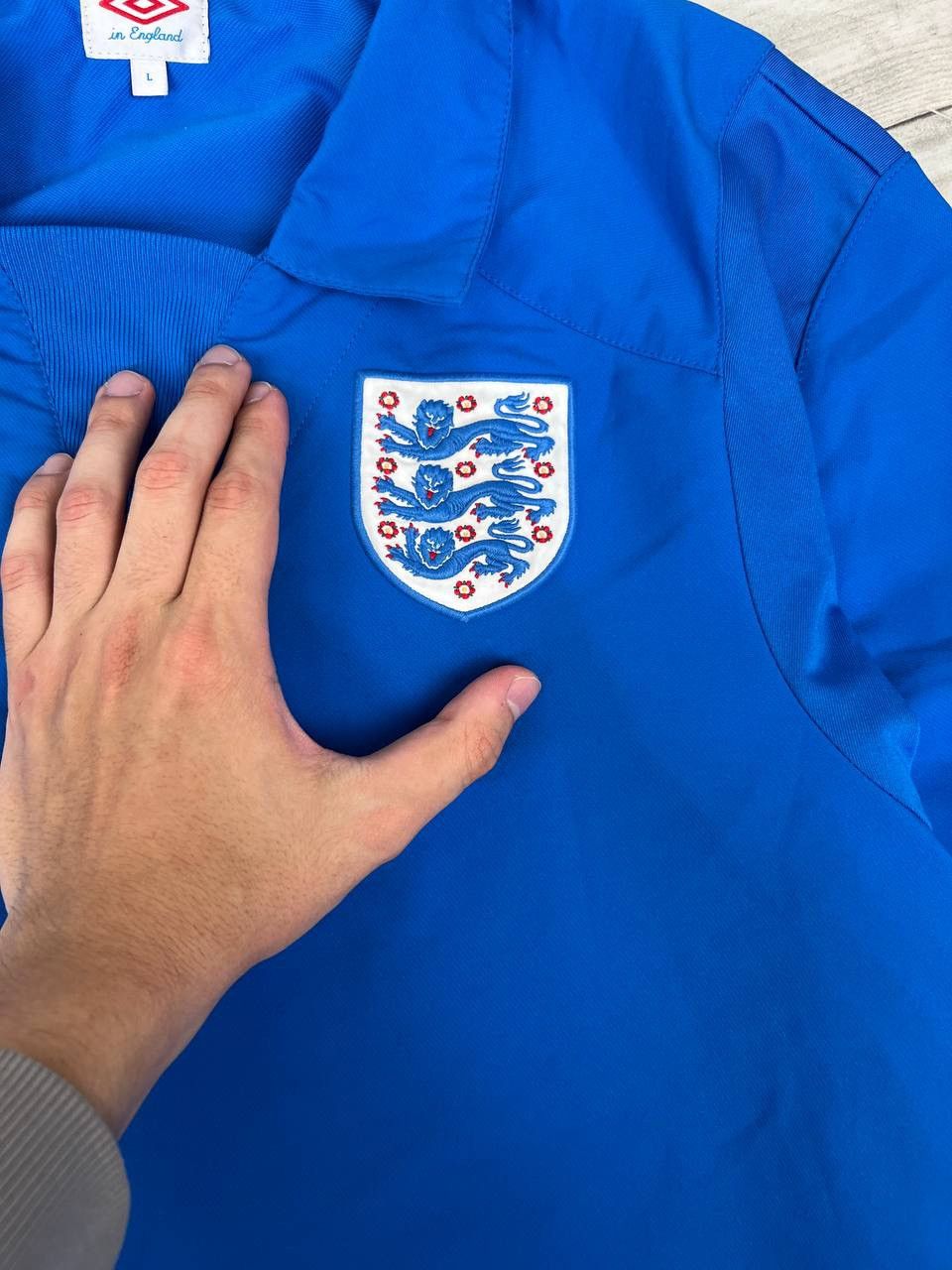 Umbro Umbro England 2010 2011 Training Drill Top Jacket Soccer Size US L / EU 52-54 / 3 - 6 Thumbnail