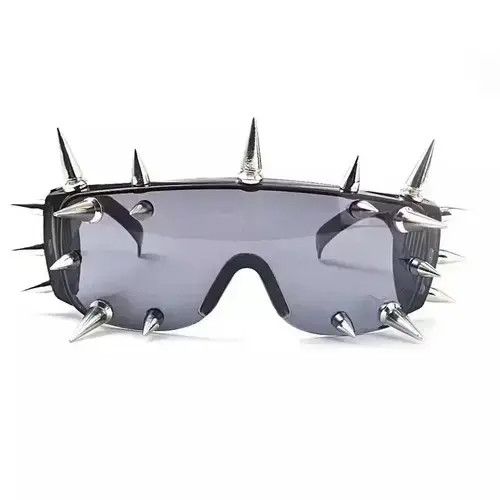 Other Spiked Sunglasses Y2K Size ONE SIZE - 1 Thumbnail