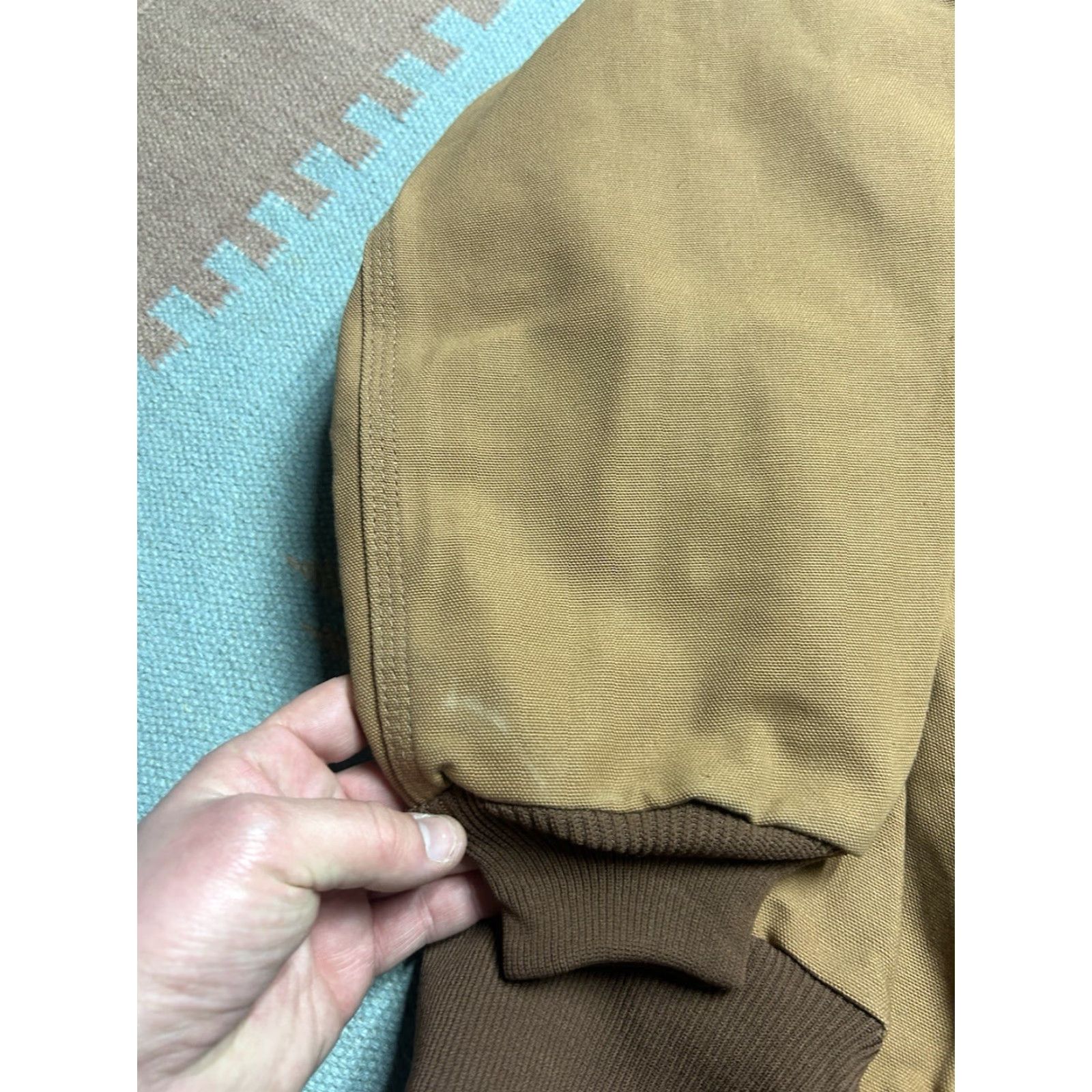 Carhartt Carhartt Jacket Duck Canvas Hooded Work J131 BRN Thermal Lined Brown Men’s XL Size US XL / EU 56 / 4 - 7 Thumbnail