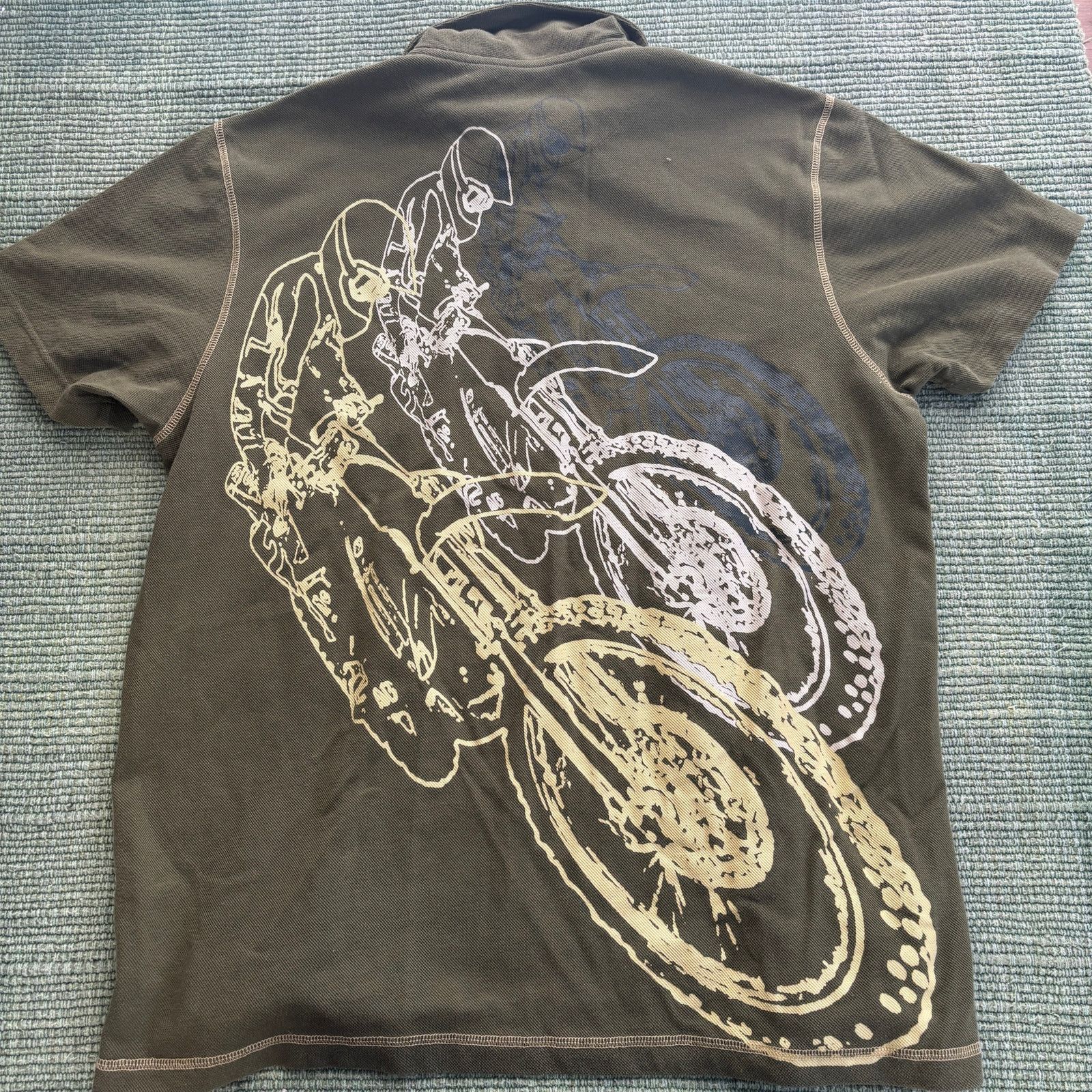 Vintage Vintage Y2K Mountain Dew MTX Dirt Biking Polo Shirt L/XL Size US L / EU 52-54 / 3 - 1 Thumbnail