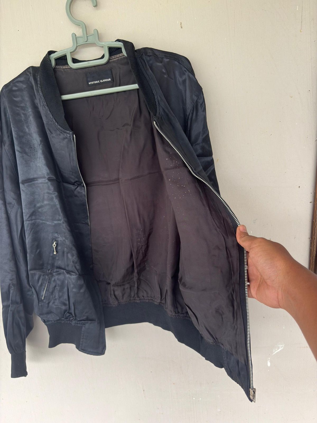 Hysteric Glamour VTG 80’s Hysteric Glamour Bomber Jacket Naked “Live On Love” Size US M / EU 48-50 / 2 - 5 Thumbnail