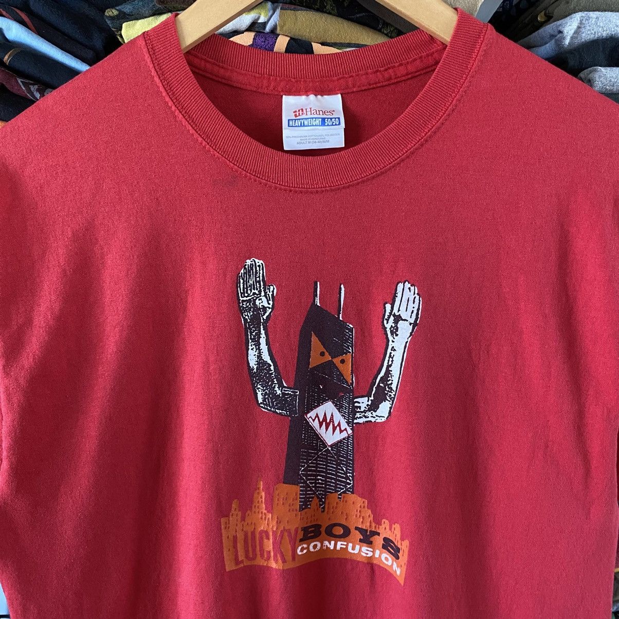 Vintage Vintage Lucky Boys Confusion Band T-Shirt Y2K Size US M / EU 48-50 / 2 - 2 Thumbnail