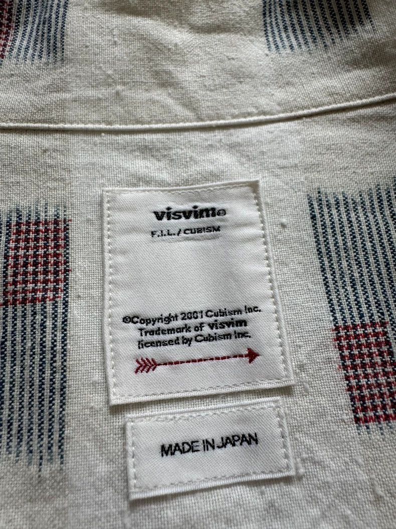 Visvim VISVIM Caban Short Sleeve Shirt KASURI-2506 Size US M / EU 48-50 / 2 - 3 Thumbnail