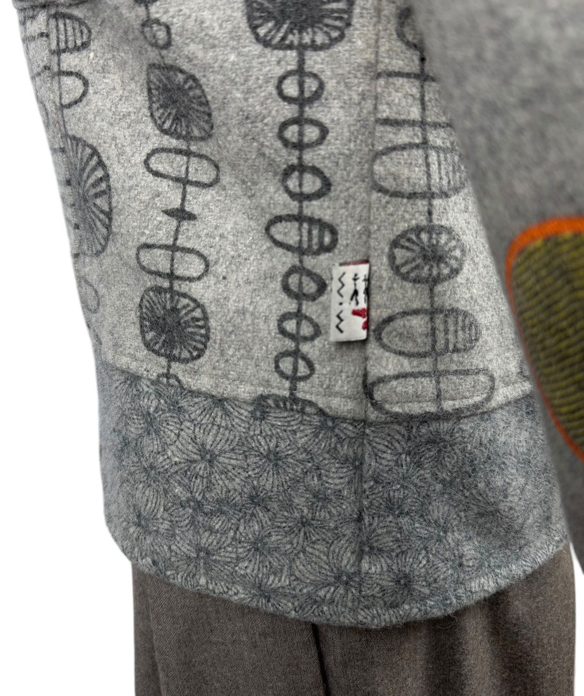 Designer Savage Culture Wool-Nylon Printed Jacket Full-Zip size M Size M / US 6-8 / IT 42-44 - 10 Thumbnail