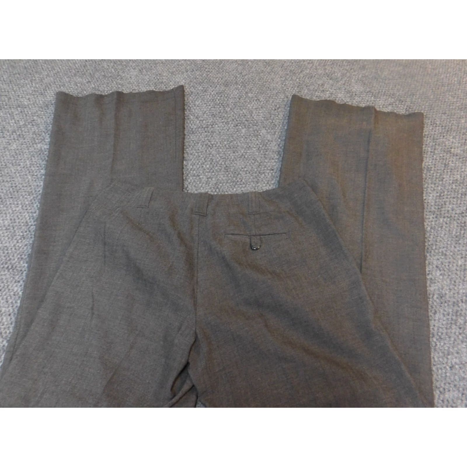 Banana Republic Banana Republic Pants Women 6 Gray Straight Ryan Fit Lined Chino 33in Inseam Regular Zip Zipper Size 28" / US 6 / IT 42 - 5 Thumbnail