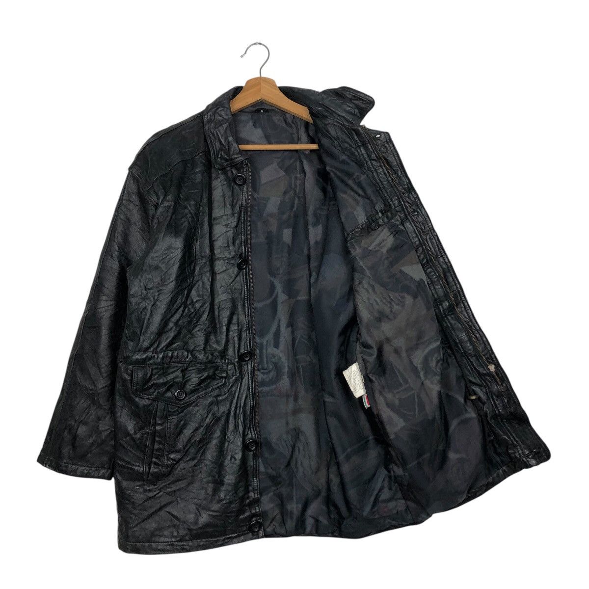 Japanese Brand 📌Vintage Biker Genuine Leather Jacket Issey Miyake Size US S / EU 44-46 / 1 - 12 Thumbnail