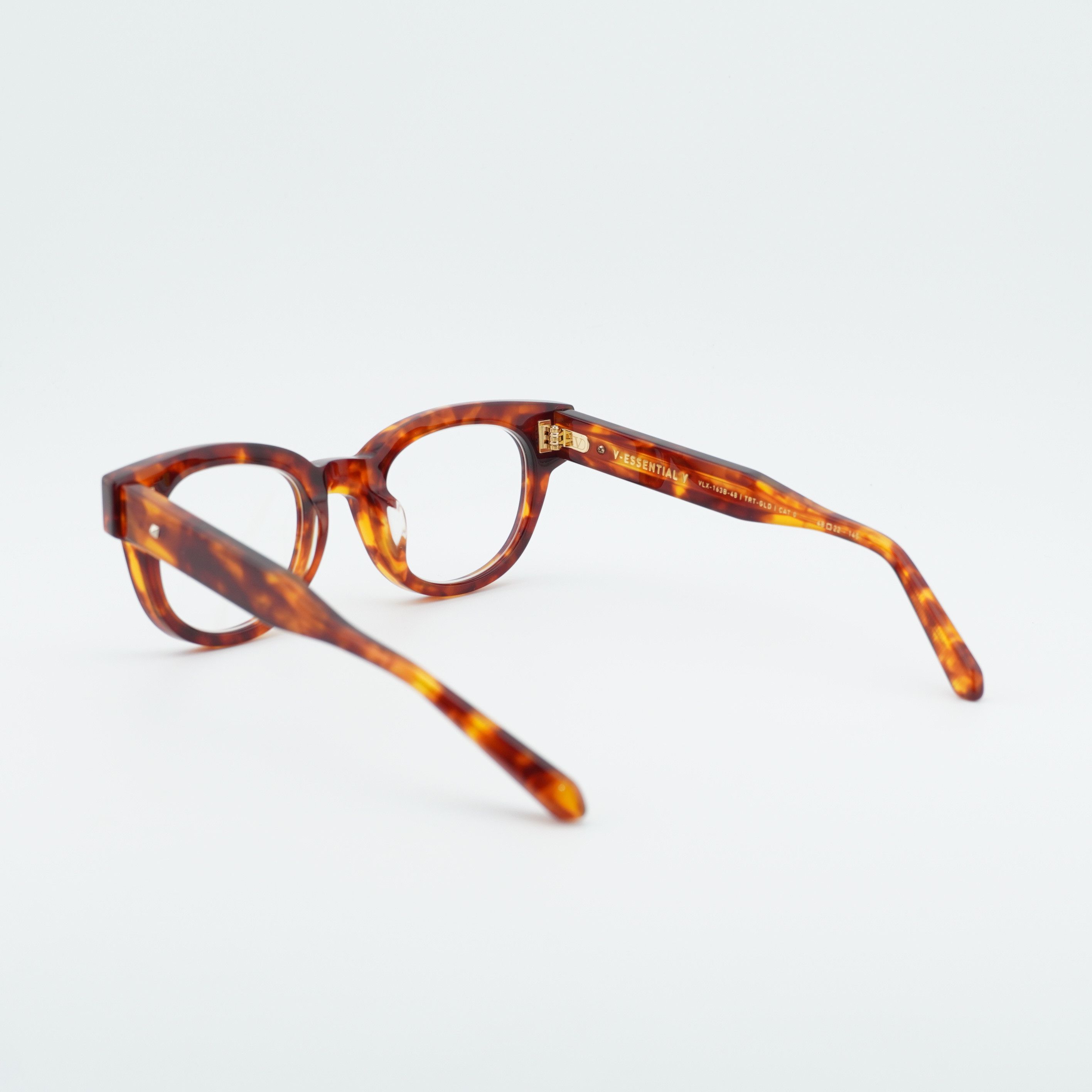Valentino Valentino V-ESSENTIAL-V VLX-163B Eyeglasses Havana 48mm Size ONE SIZE - 5 Thumbnail