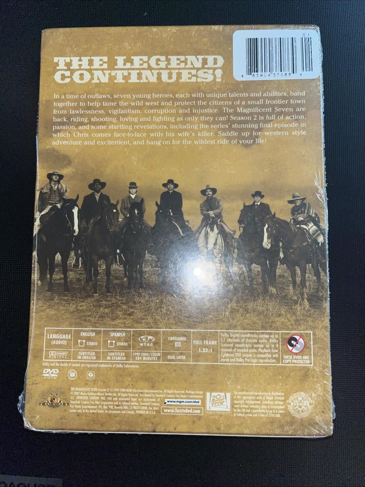 Other Magnificent Seven 7 2nd Second Season 2 Two DVD 3-Disc Set Size ONE SIZE - 2 Thumbnail