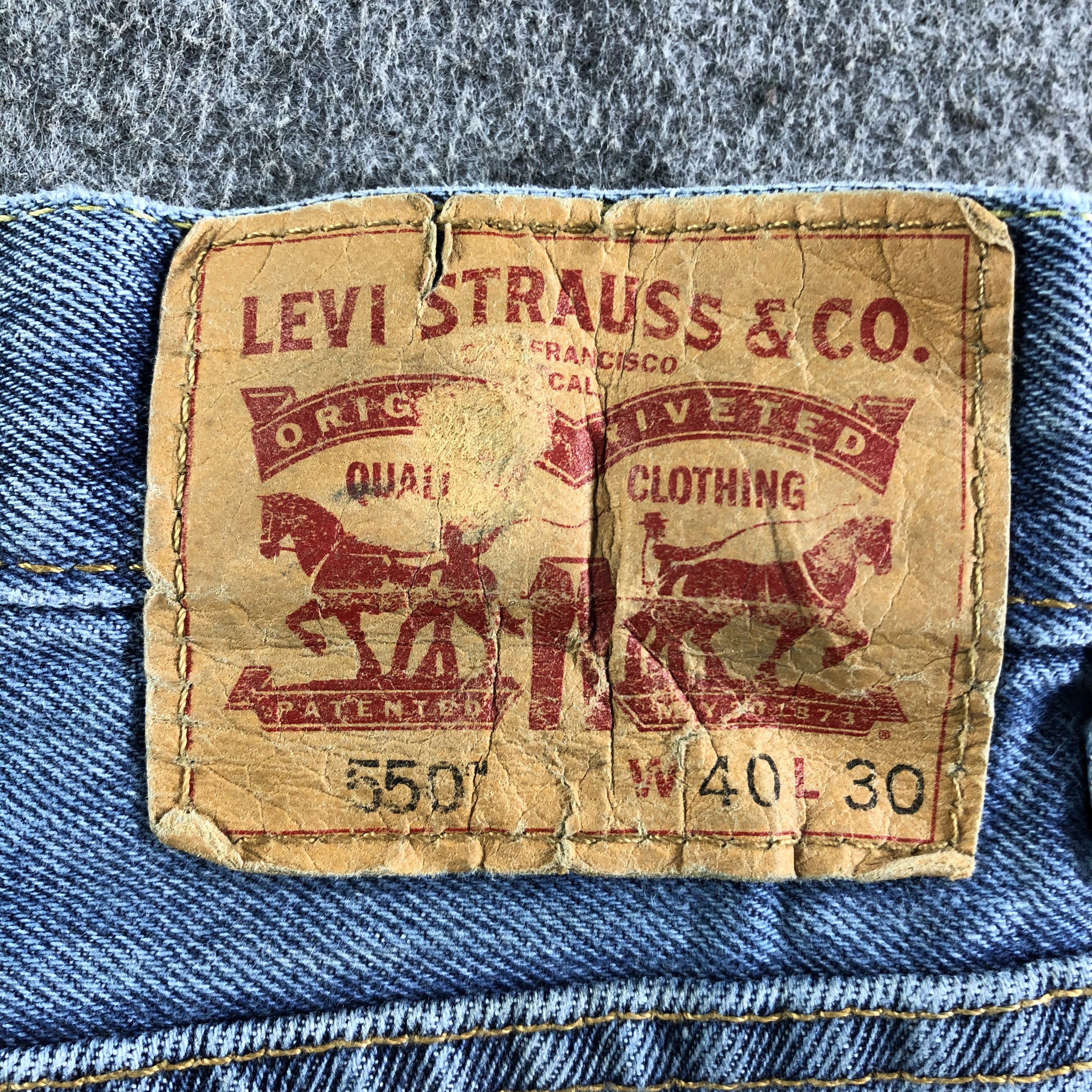 Levi's Vintage Blue Wash Levis 550 Jeans-J4282 Size US 40 / EU 56 - 5 Thumbnail