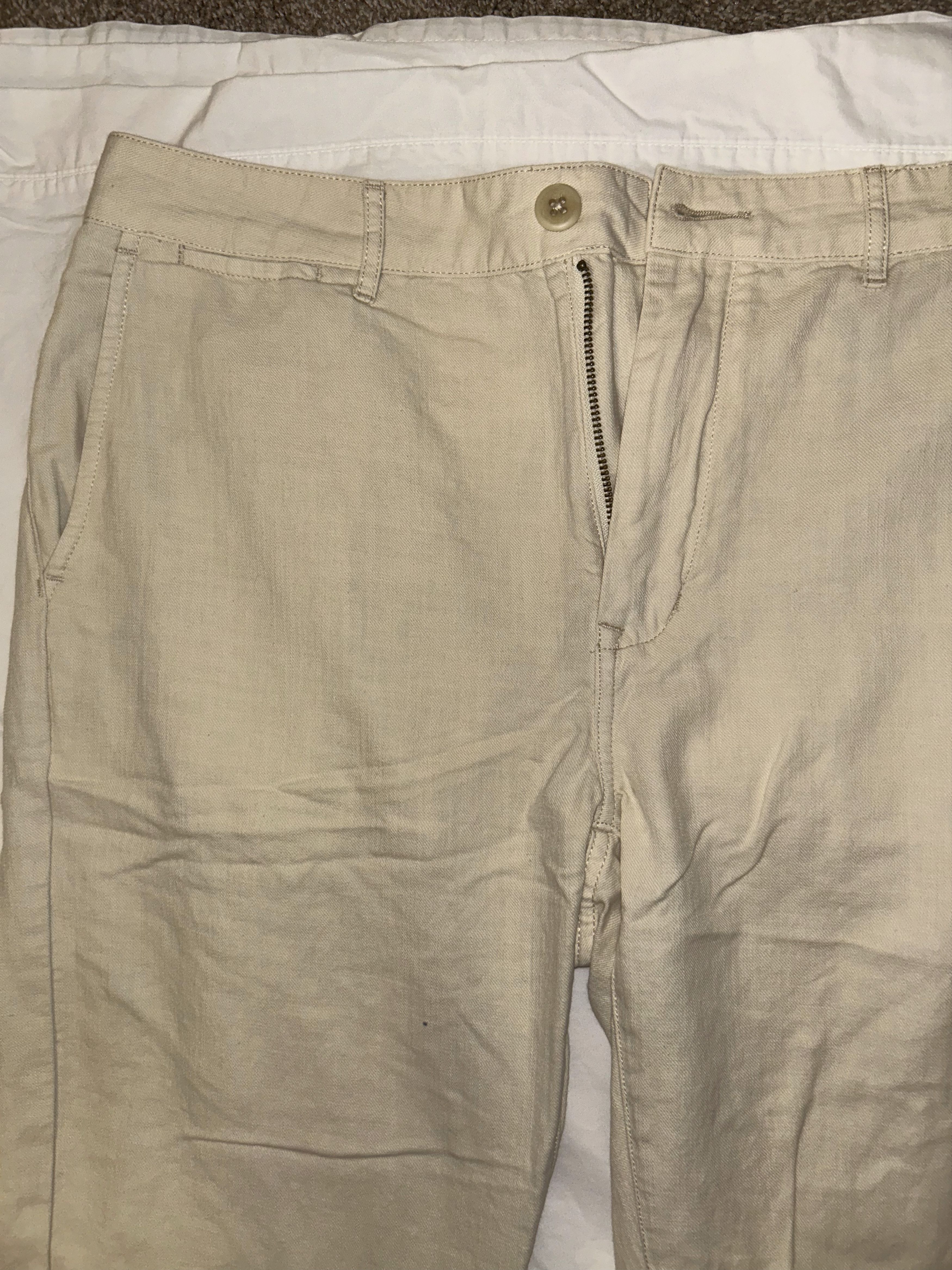 Flint And Tinder Cotton Linen Chino Pant 33 Size US 33 - 2 Thumbnail