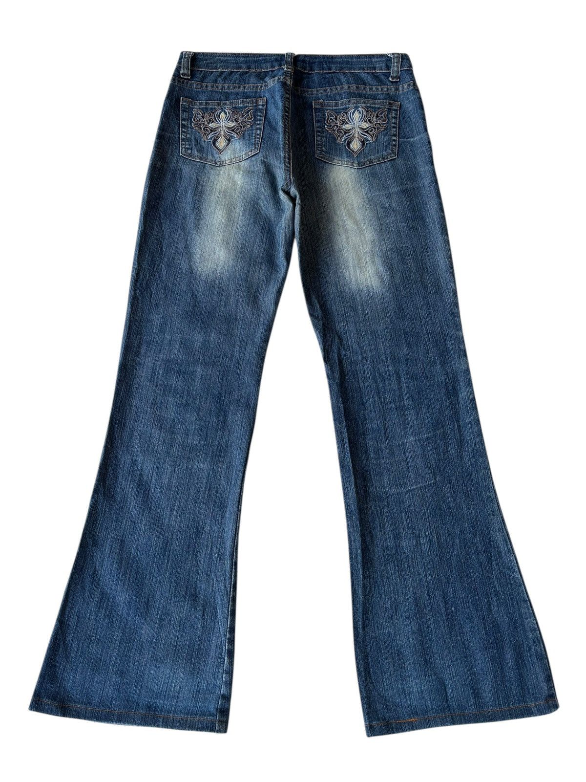 Kapital 💥HAPHAZARD FLARE JEANS BOOTCUT DENIM JAPANESE STYLE Size US 32 / EU 48 - 7 Thumbnail