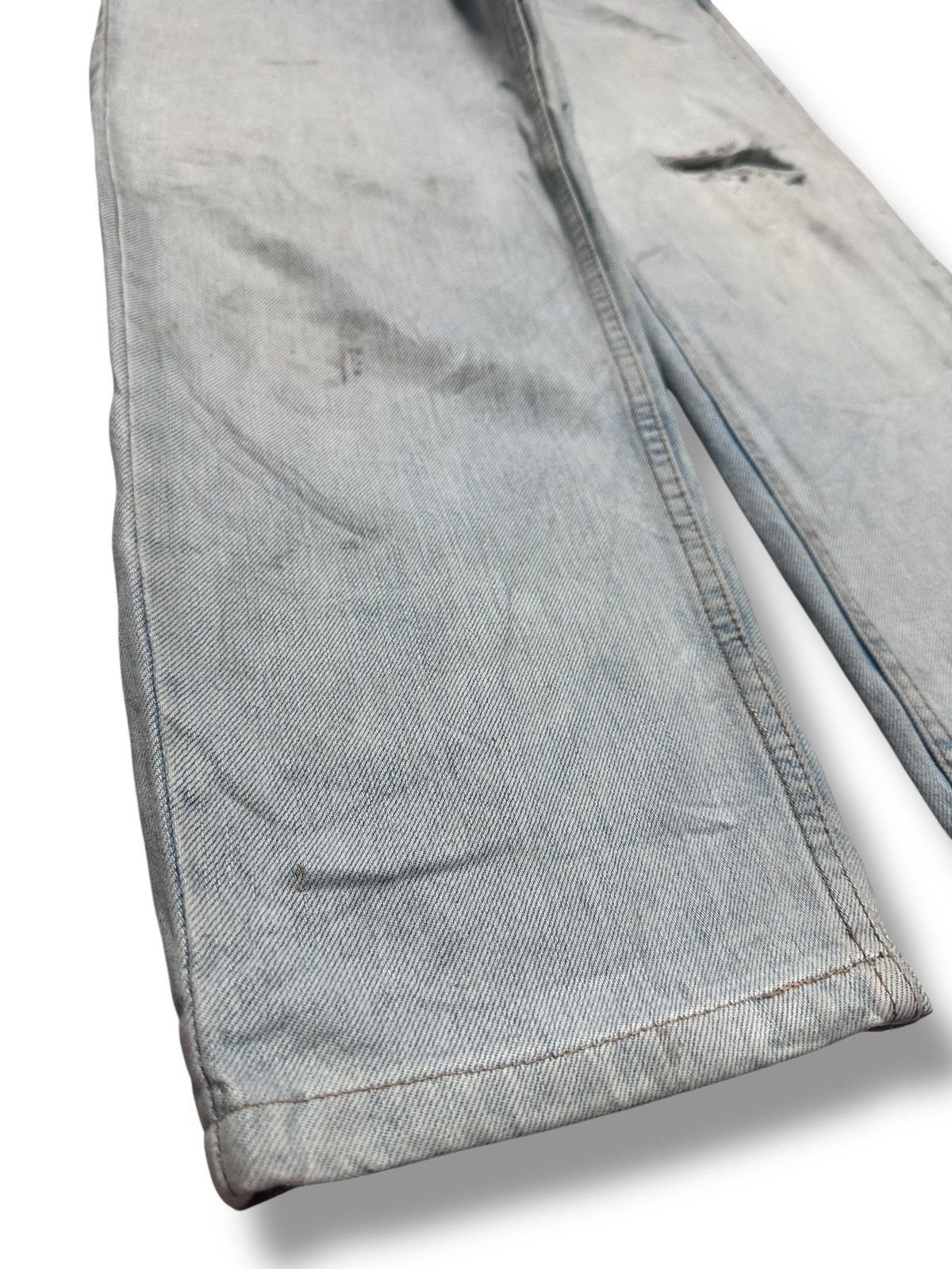 Levi's Levis 1991 Dixhuit Big E Black Tab Straight Leg & BlueWash Size US 34 / EU 50 - 16 Thumbnail
