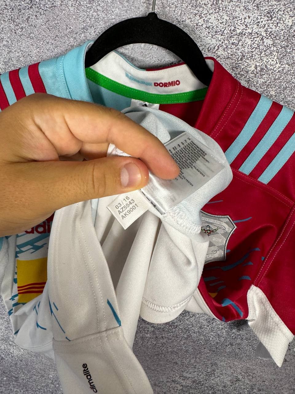 Adidas Harlequins Rugby Away Jersey 2016 Adidas 150th Anniversary Size US S / EU 44-46 / 1 - 8 Thumbnail