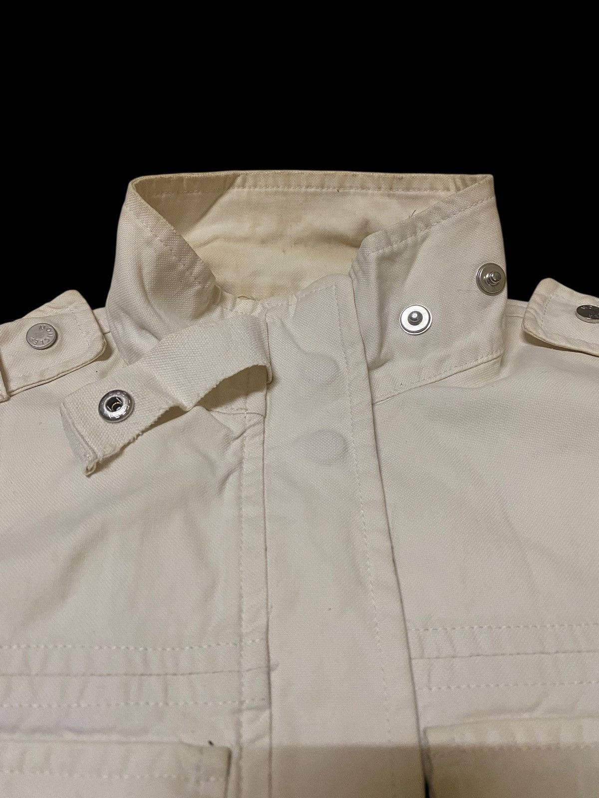 Moncler Moncler Multi Pocket Drawstring Denim Jacket Size US S / EU 44-46 / 1 - 4 Thumbnail