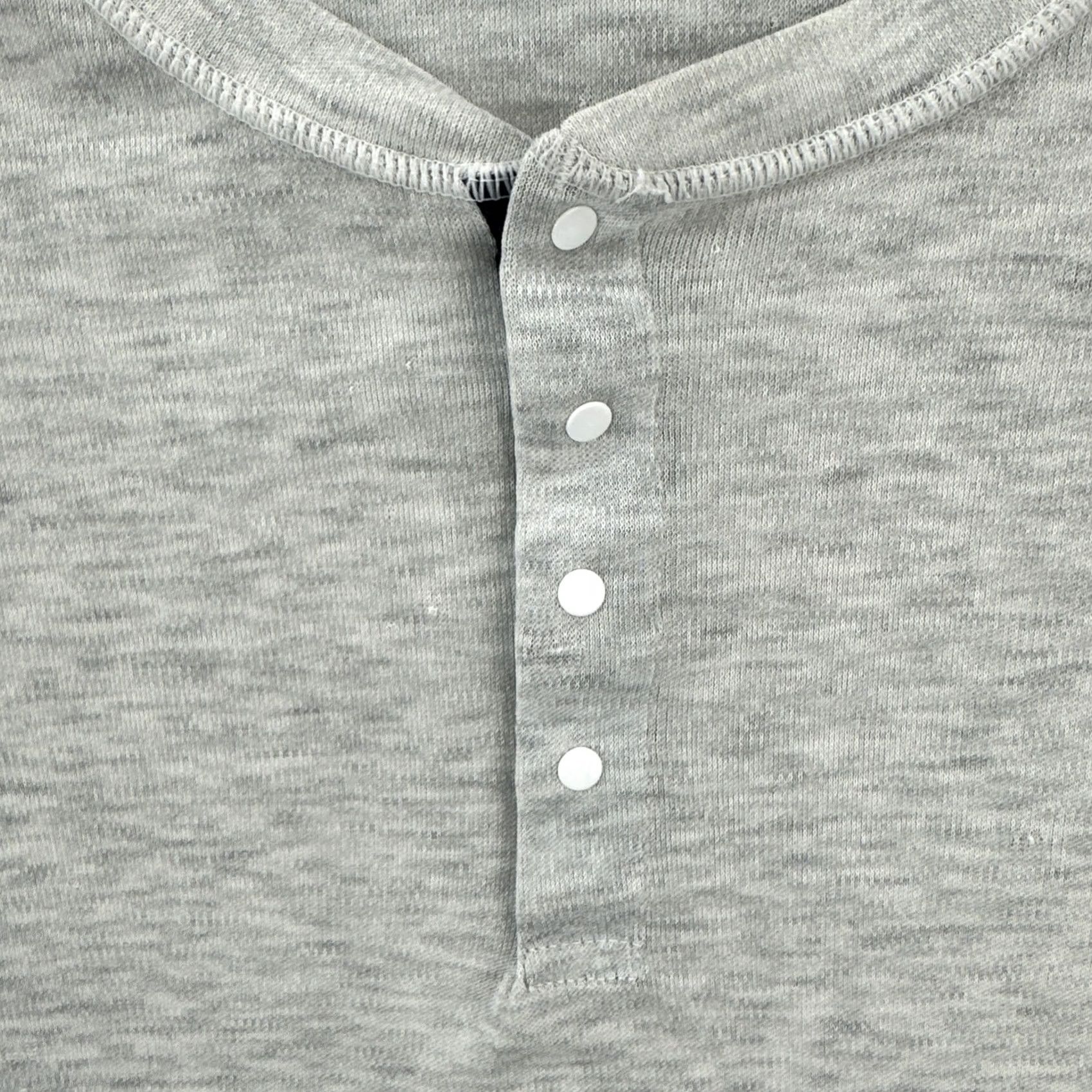 Patagonia VINTAGE Patagonia Capilene Mens XL Heather Gray Henley Shirt Made In USA 90s EUC Size US XL / EU 56 / 4 - 6 Thumbnail