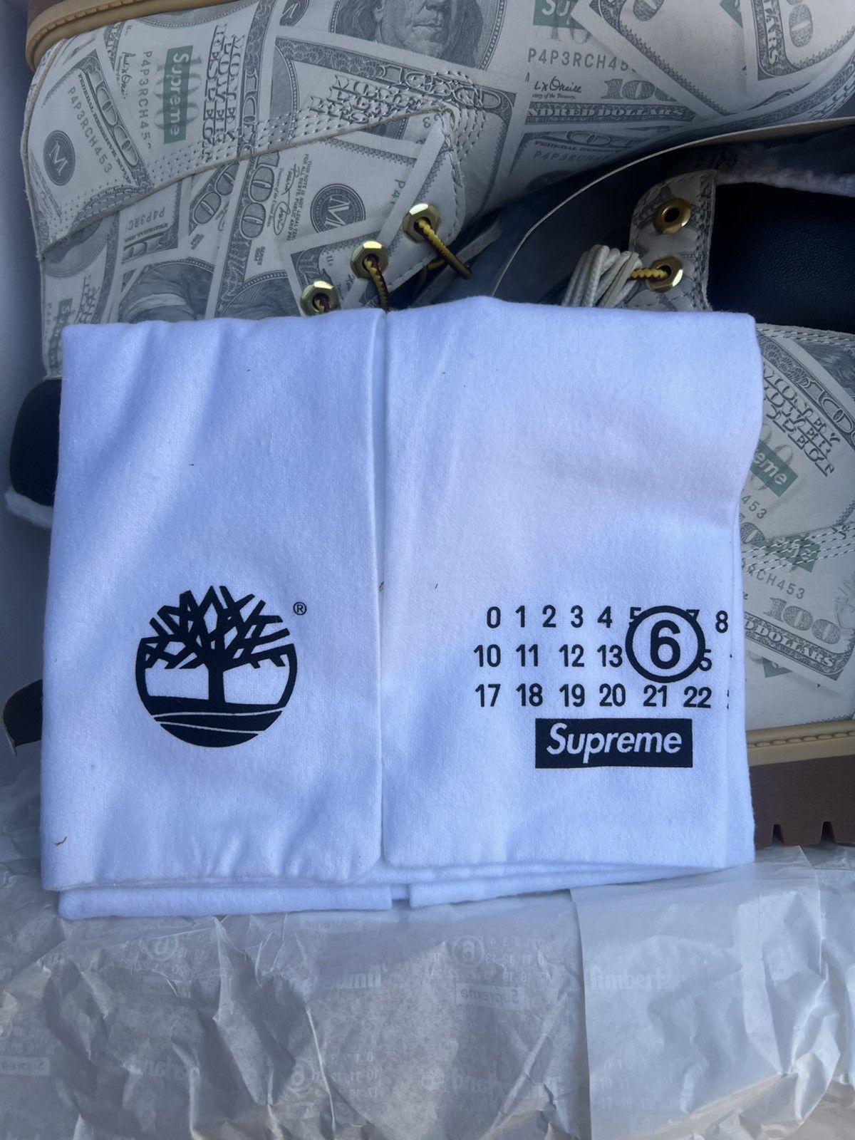 Maison Margiela × Supreme Supreme maison margiela mm6 timberland US 8 Size US 8 / EU 41 - 4 Thumbnail