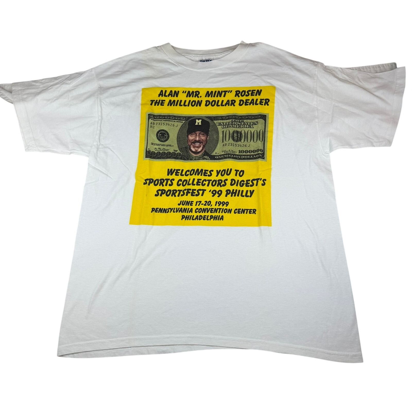 Tultex Vintage 1999 Alan Mr. Mint Rosen Sportsfest Tee XL Size US XL / EU 56 / 4 - 1 Thumbnail