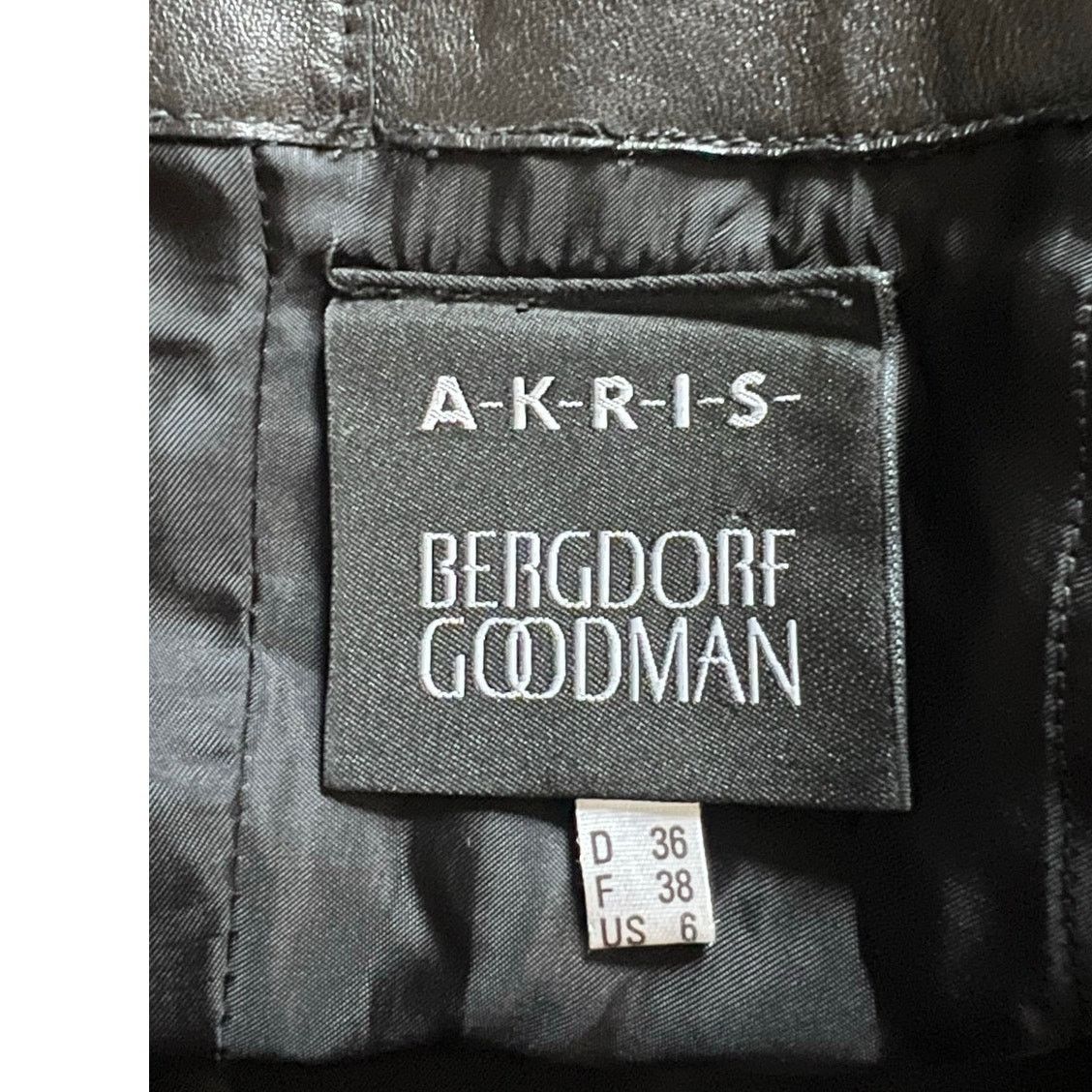 Akris Akris Bergdorf Goodman 100% Lamb Nappa Leather Skirt Size 6 Size 28" / US 6 / IT 42 - 7 Thumbnail