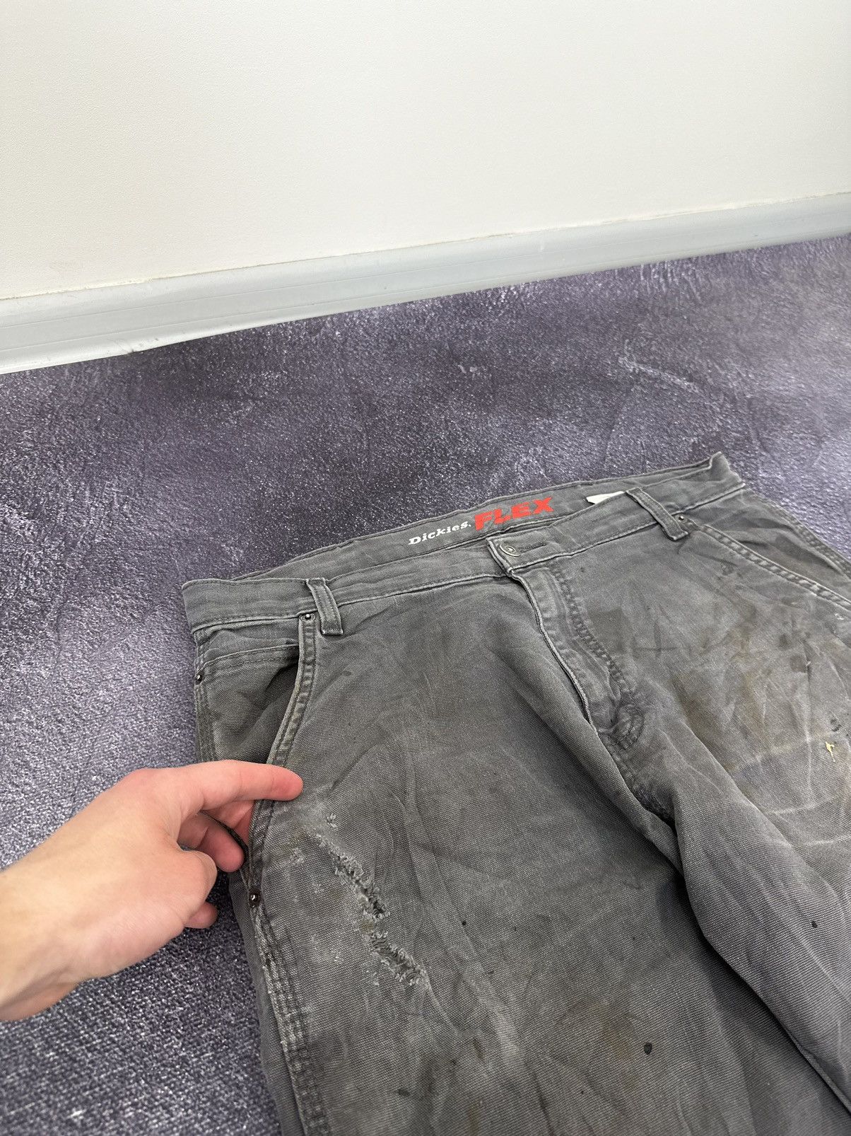 Dickies Vintage Dickies Faded Distressed Cargo Baggy Y2K Work Pants Size US 34 / EU 50 - 14 Thumbnail