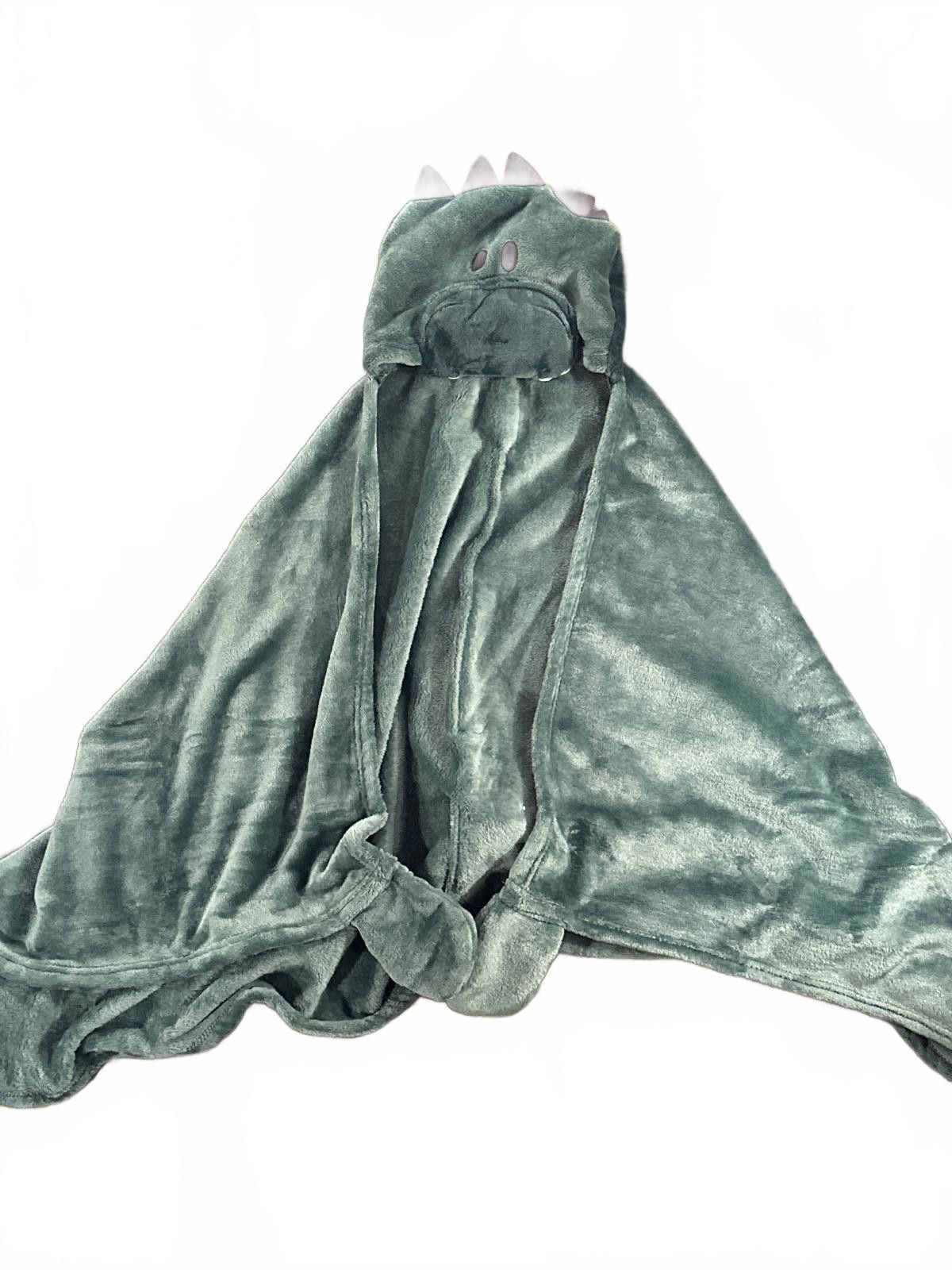 Other 5yo+ Kid's Medium Green Polyester Dino Hoodie Size US XXS / EU 40 - 1 Thumbnail