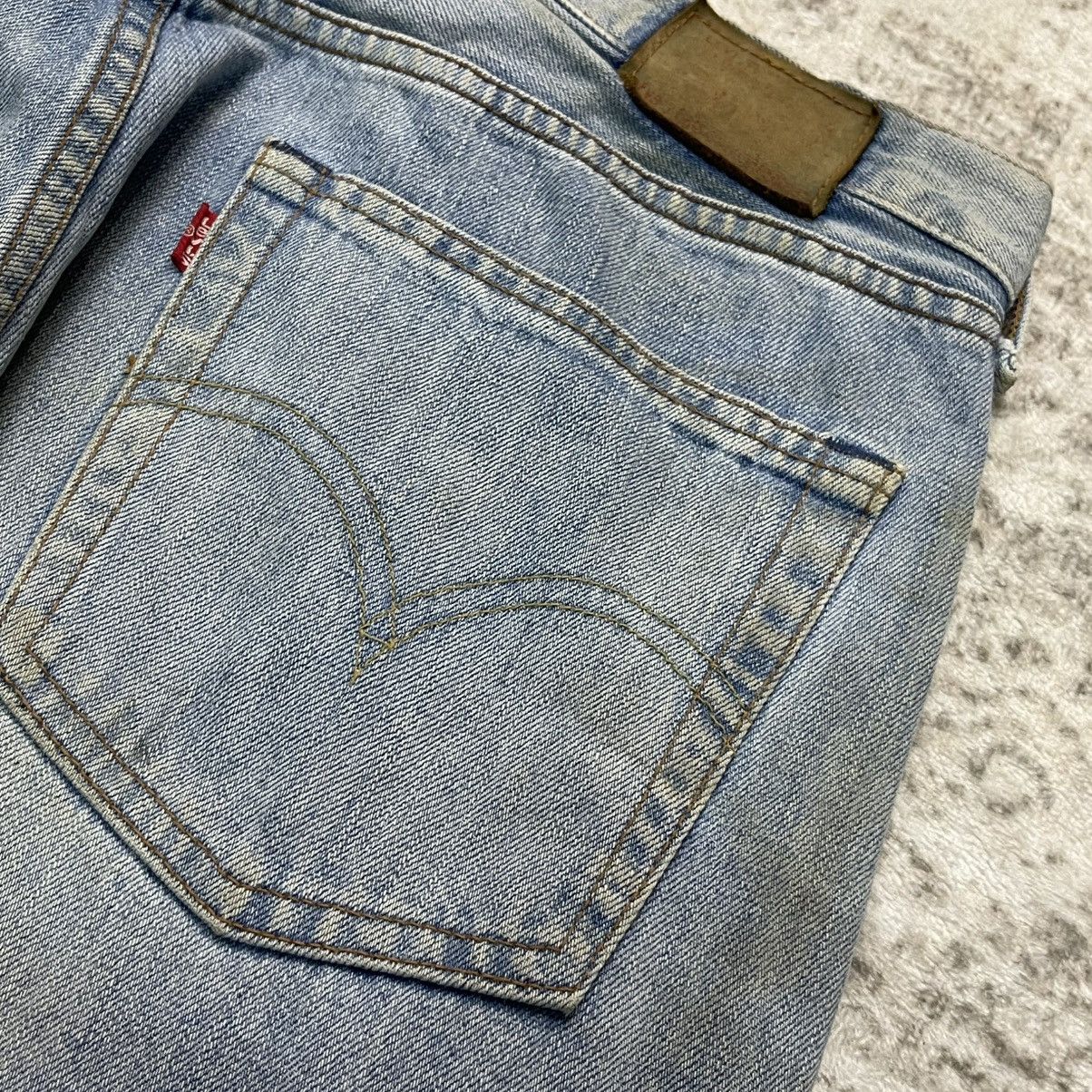 Levi's Vintage Levis 503 Baggy Loose Mud Wash Dirty Jeans Size US 34 / EU 50 - 11 Thumbnail