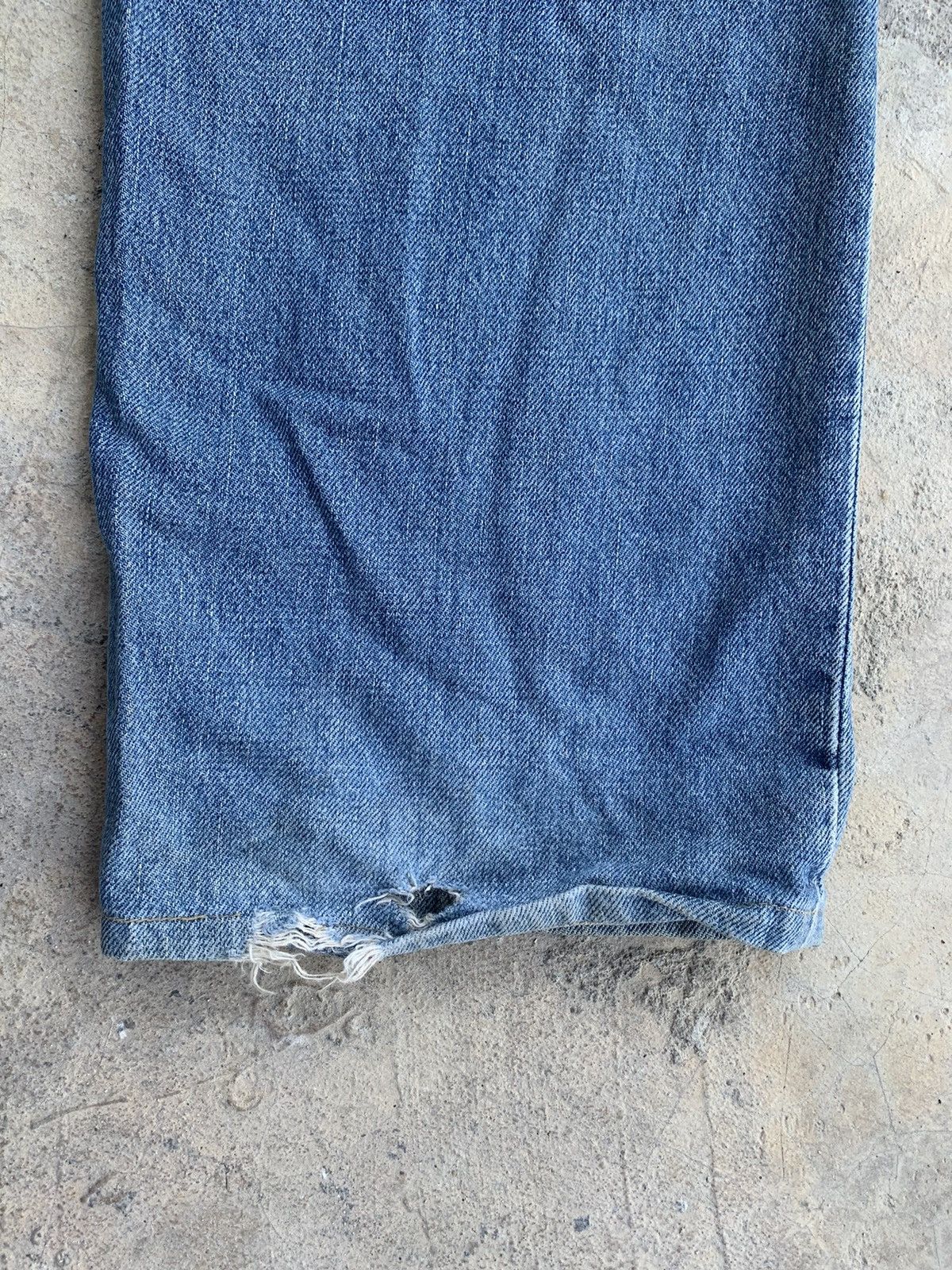 Edwin × Japanese Brand Edwin 505X Selvedge Distressed Denim Size US 28 / EU 44 - 14 Thumbnail
