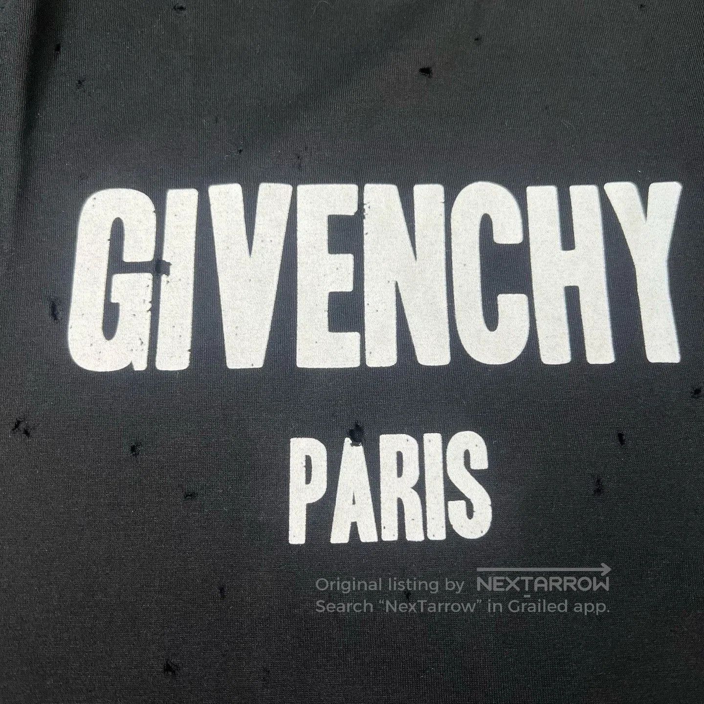 Givenchy Givenchy Distressed Short Sleeve T-Shirt. Size US M / EU 48-50 / 2 - 4 Thumbnail