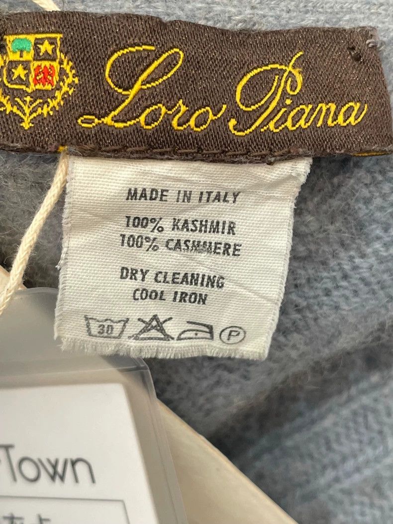 Loro Piana LORO PIANA Smog blue and light blue cashmere sweater Size M / US 6-8 / IT 42-44 - 3 Thumbnail