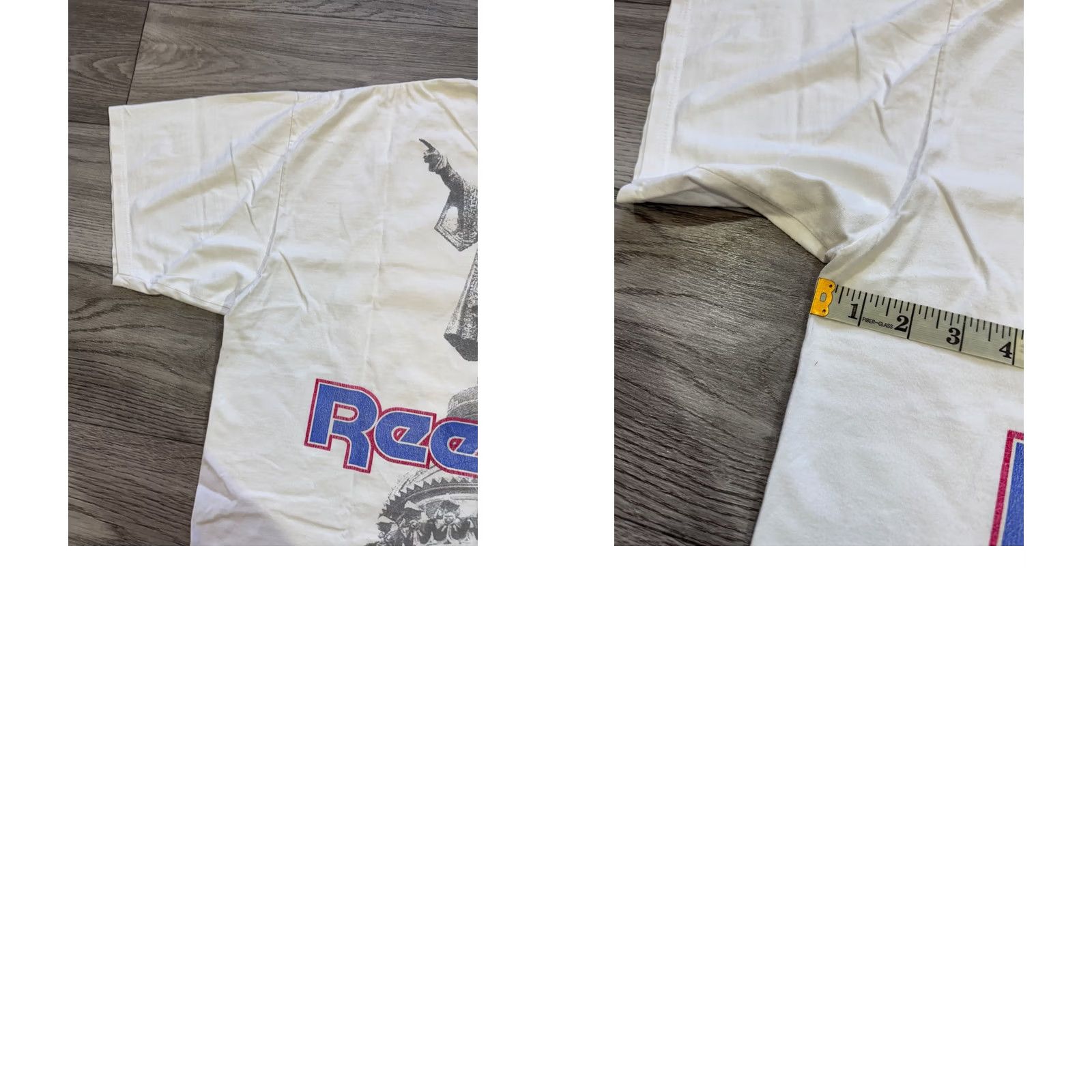 Reebok VINTAGE Reebok White Cotton Tee T-Shirt XL Men Shirt 1992 Statue Of Liberty USA 1492 1992 Mens White Cotton Tee Size US XL / EU 56 / 4 - 11 Thumbnail