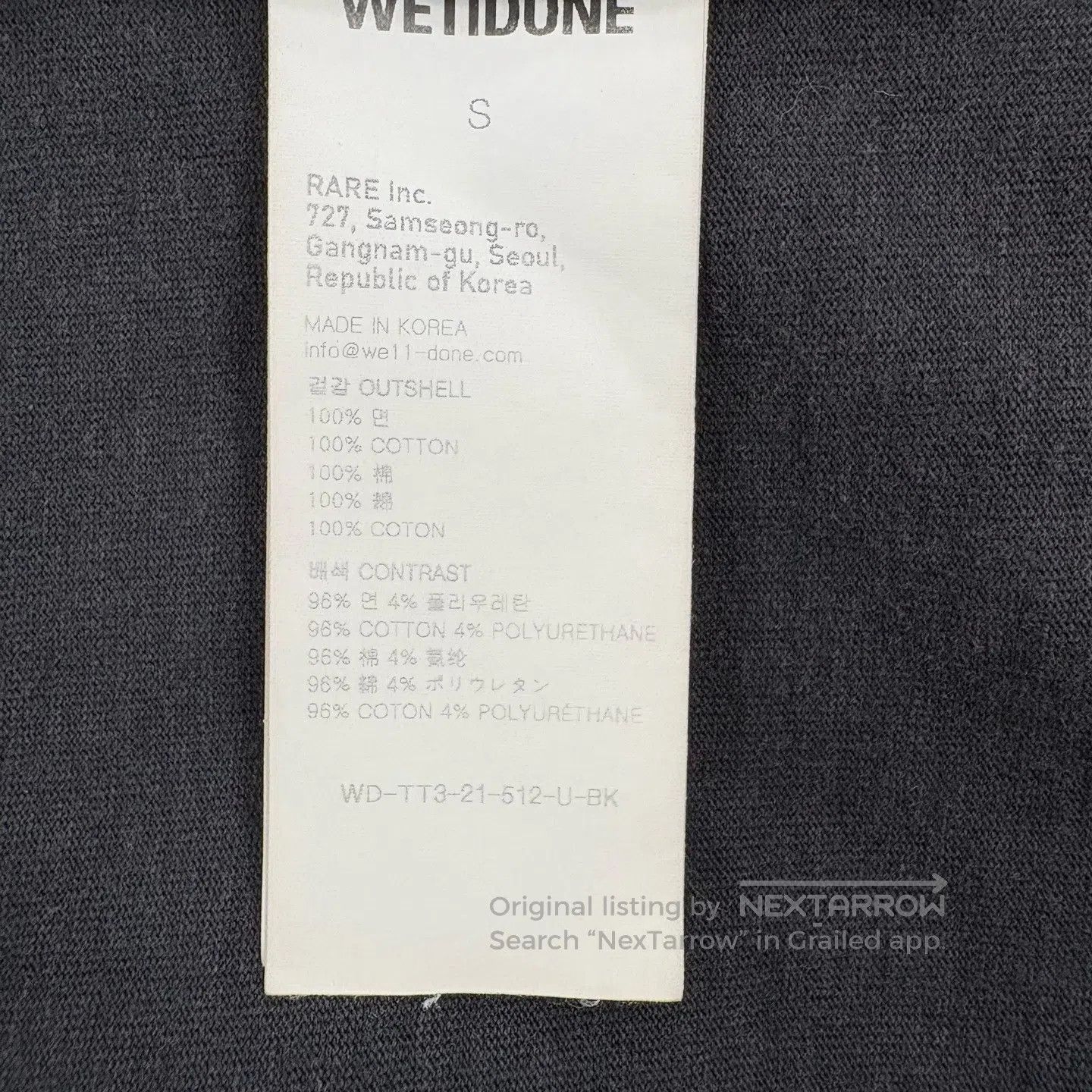 WE11DONE we 11 done Short-sleeved shirt with the nail logo on the b Size US S / EU 44-46 / 1 - 4 Thumbnail