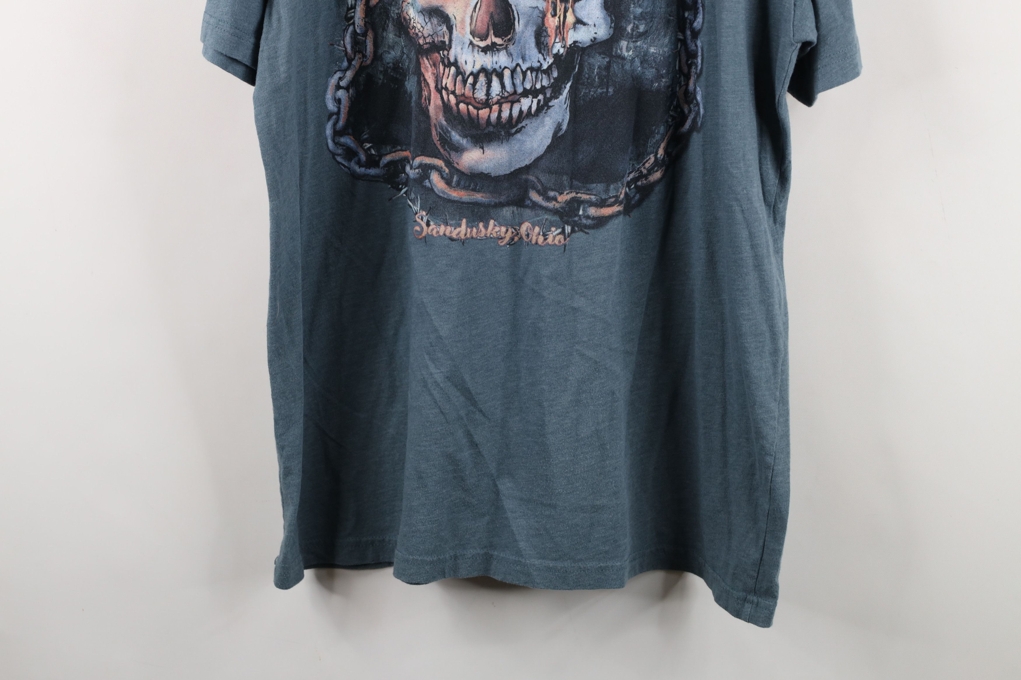 Vintage Vintage Y2K Streetwear Motorcycle Skull Skeleton T-Shirt Size US XL / EU 56 / 4 - 14 Thumbnail