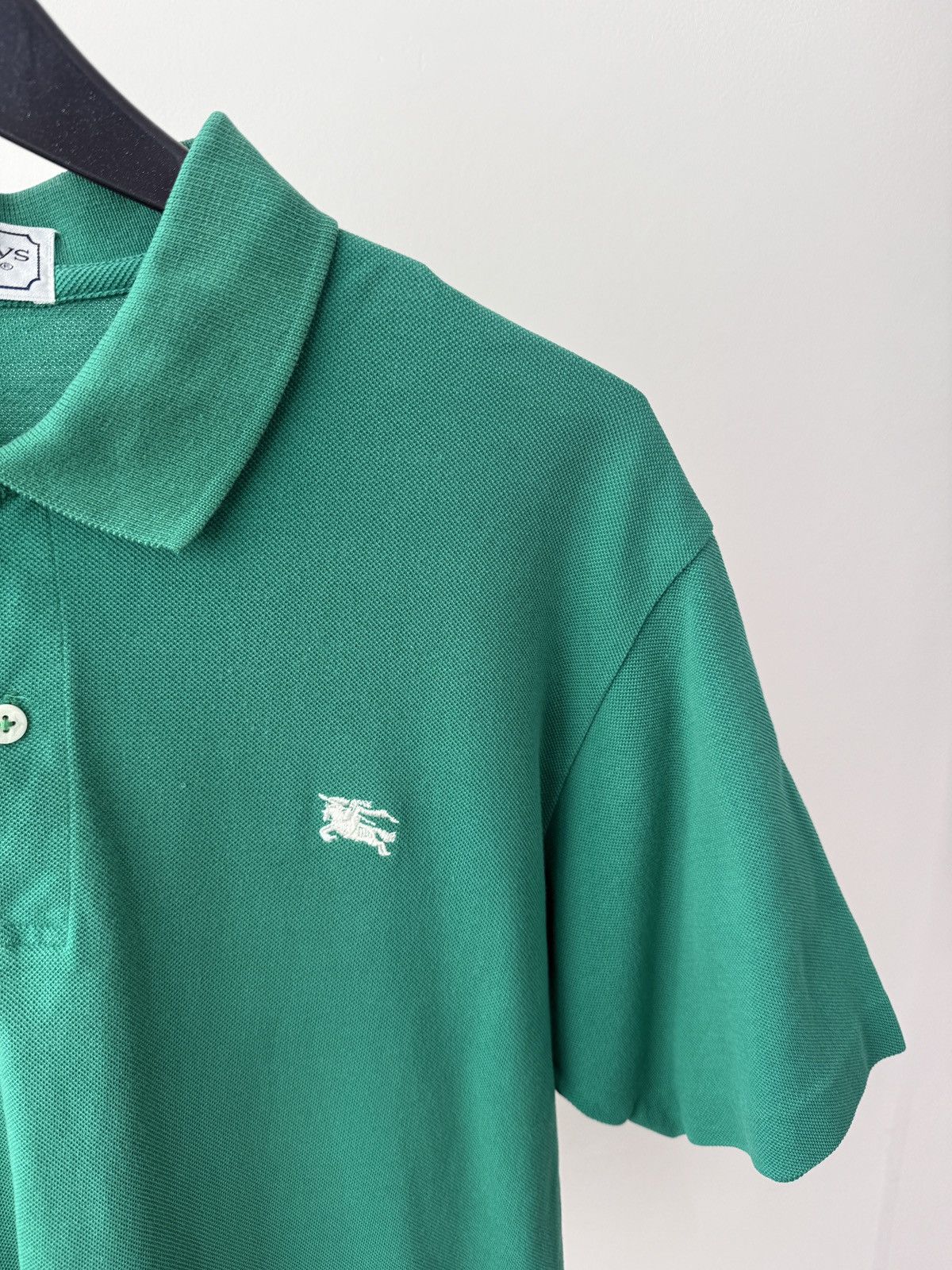 Burberry Vintage Burberry Polo Shirt Green Nova Check Placket Size US S / EU 44-46 / 1 - 5 Thumbnail