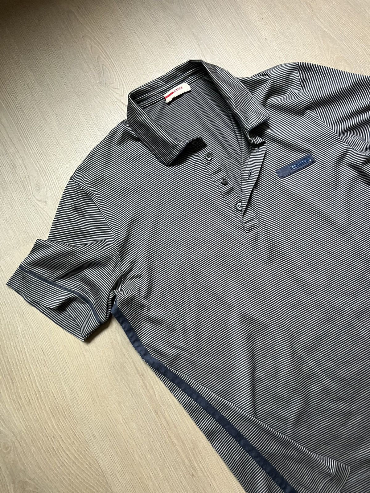 Blue tab polo