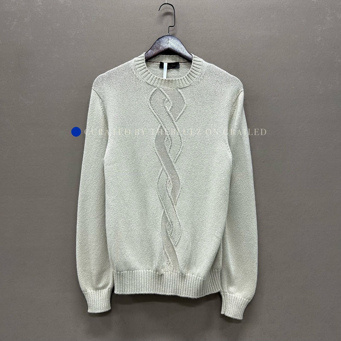 Loro Piana Beige Cable Knit Crewneck Sweater Size M Size US M / EU 48-50 / 2 - 1 Thumbnail