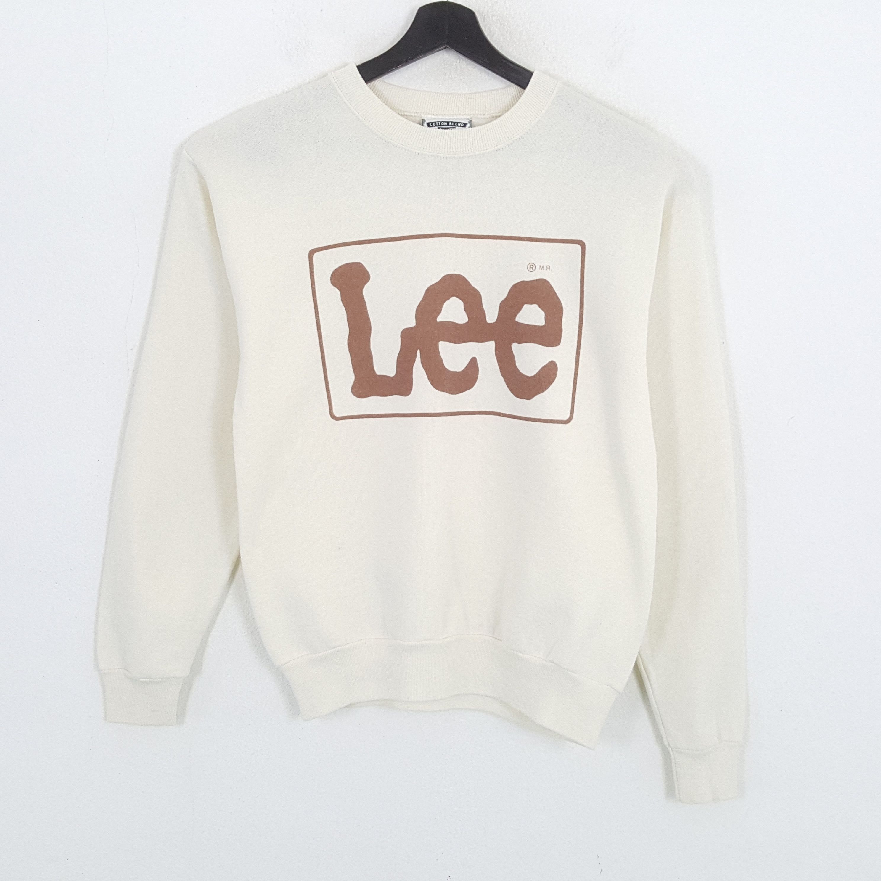 Lee × Vintage LEE Fashion Brand Logo Design Vintage Sweatshirt Size US S / EU 44-46 / 1 - 1 Thumbnail