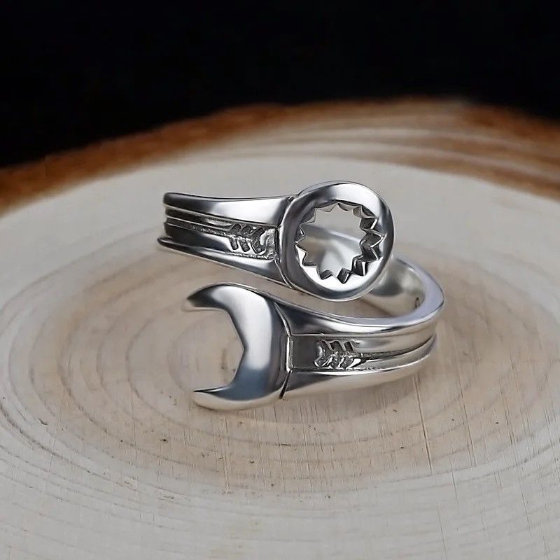 Jewelry × Vintage Wrench Unisex Ring Jewelry Size ONE SIZE - 3 Thumbnail