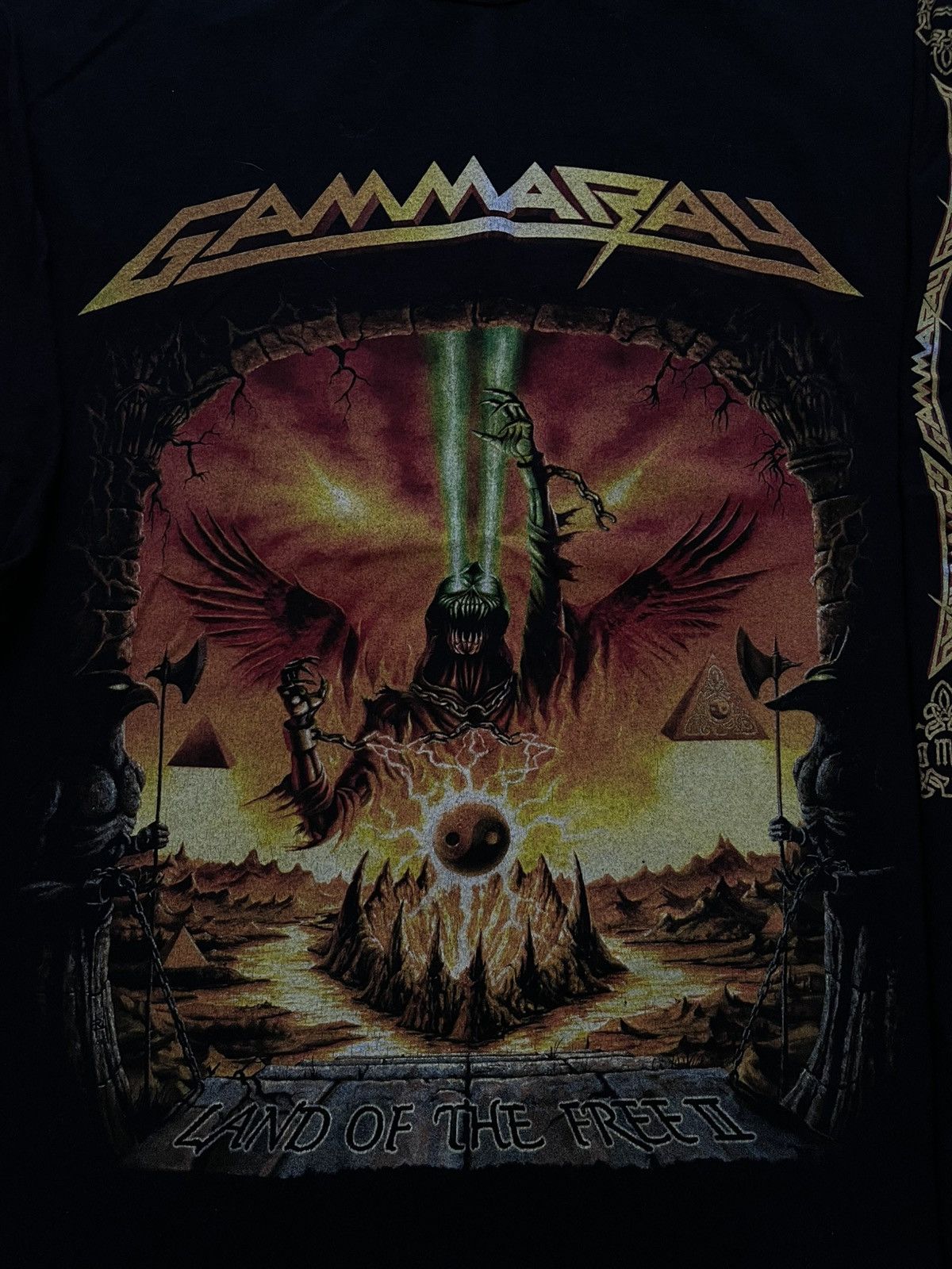 Band Tees × Vintage T-Shirt Longsleeve Long Rock Gamma Ray Hellish Rock 2007 /08 Size US XL / EU 56 / 4 - 6 Thumbnail
